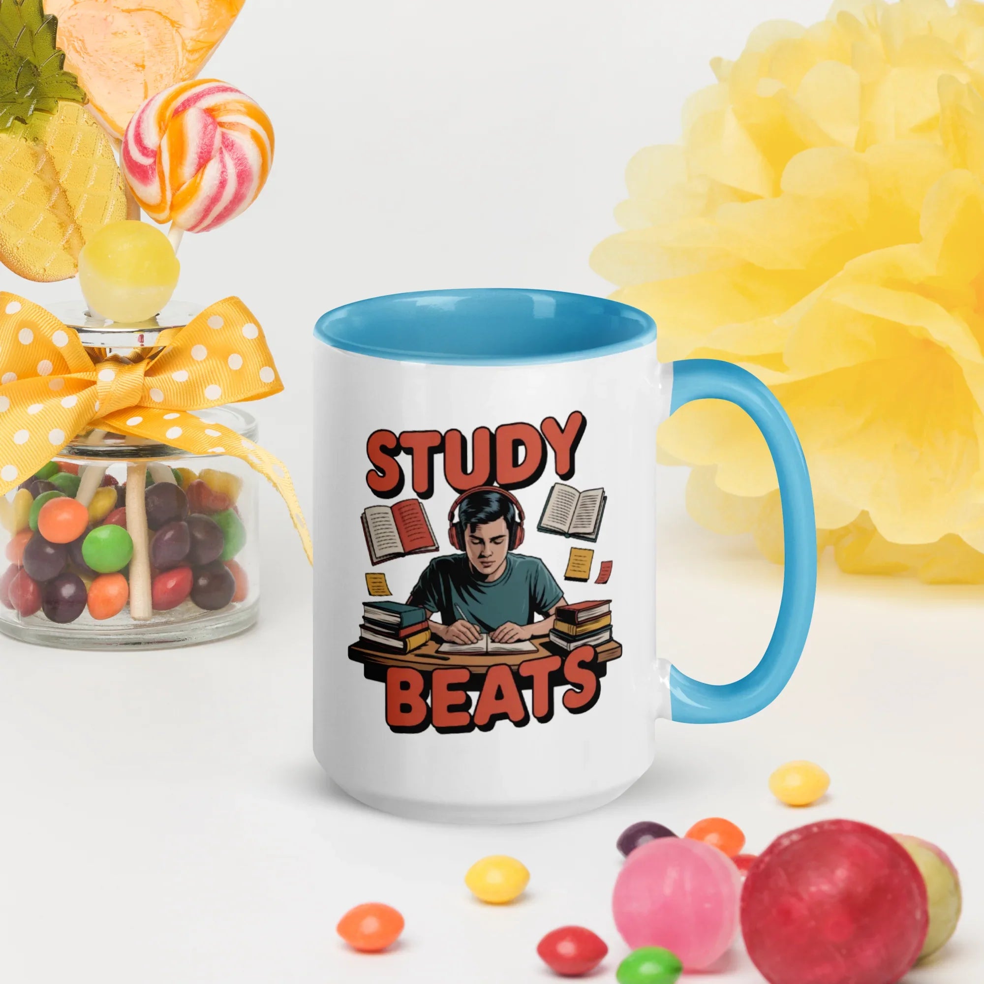 Study Beats Focus-Mode Ceramic Mug - RaZits