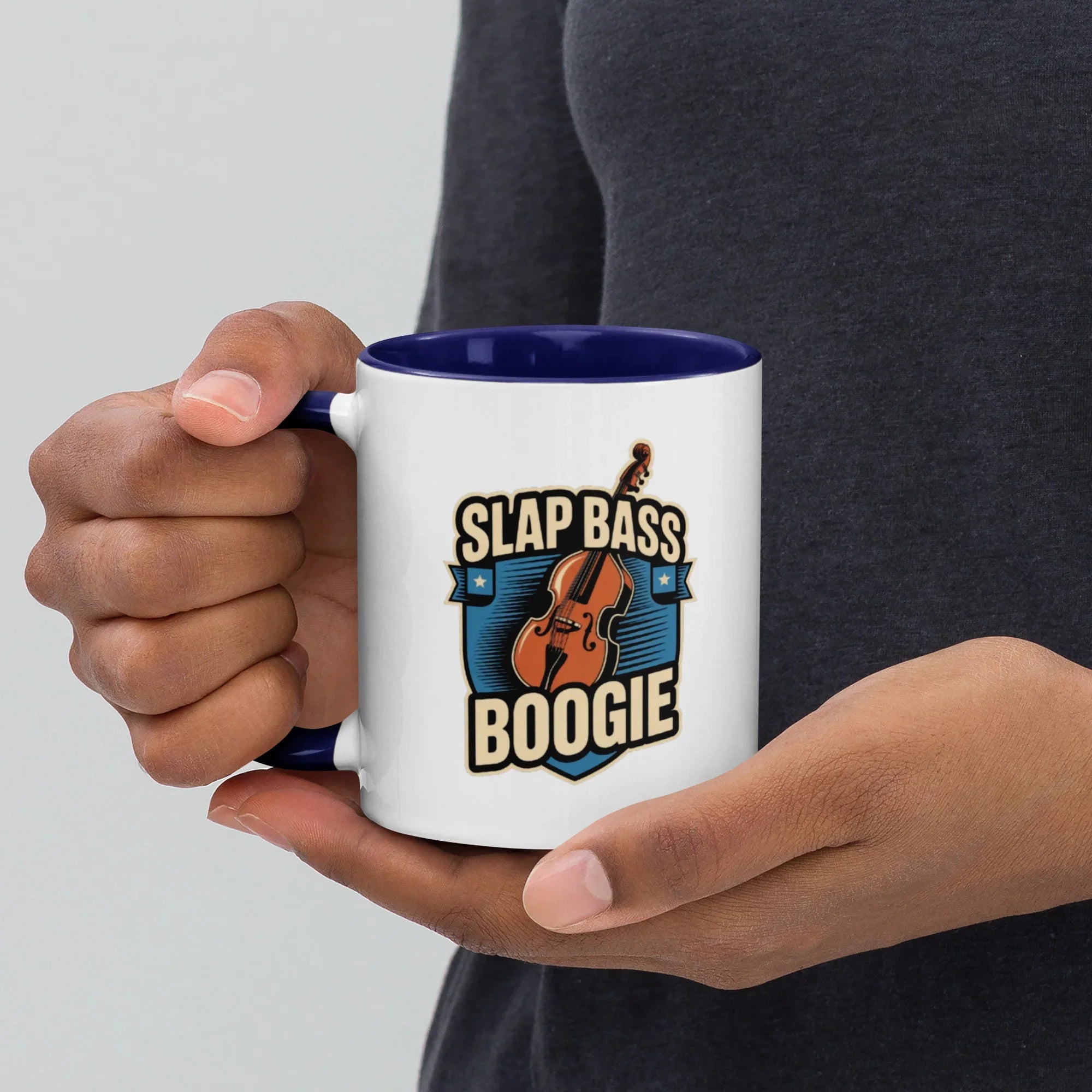 Slap Bass Boogie Retro Bass Ceramic Mug - RaZits