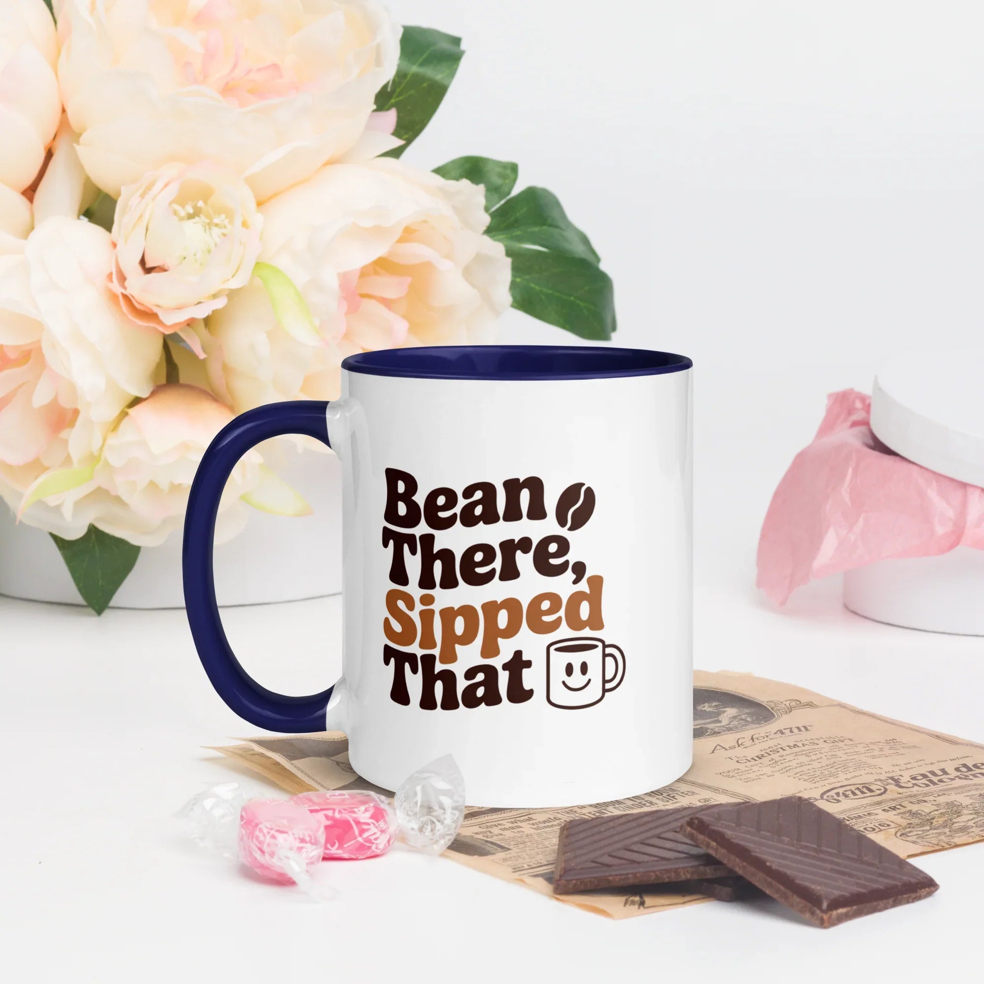 Bean There, Sipped That Ceramic Coffee Mug - RaZits