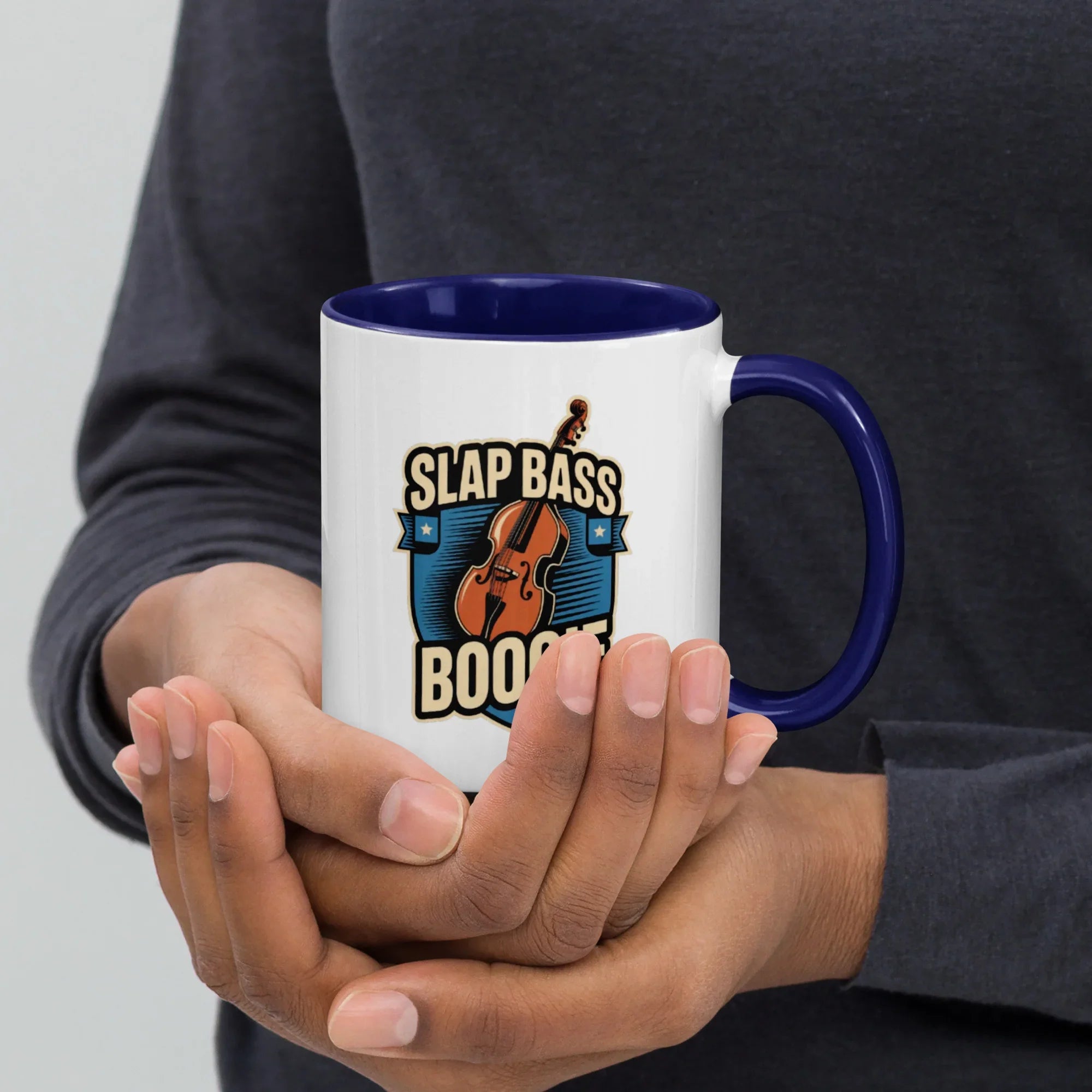 Slap Bass Boogie Retro Bass Ceramic Mug - RaZits