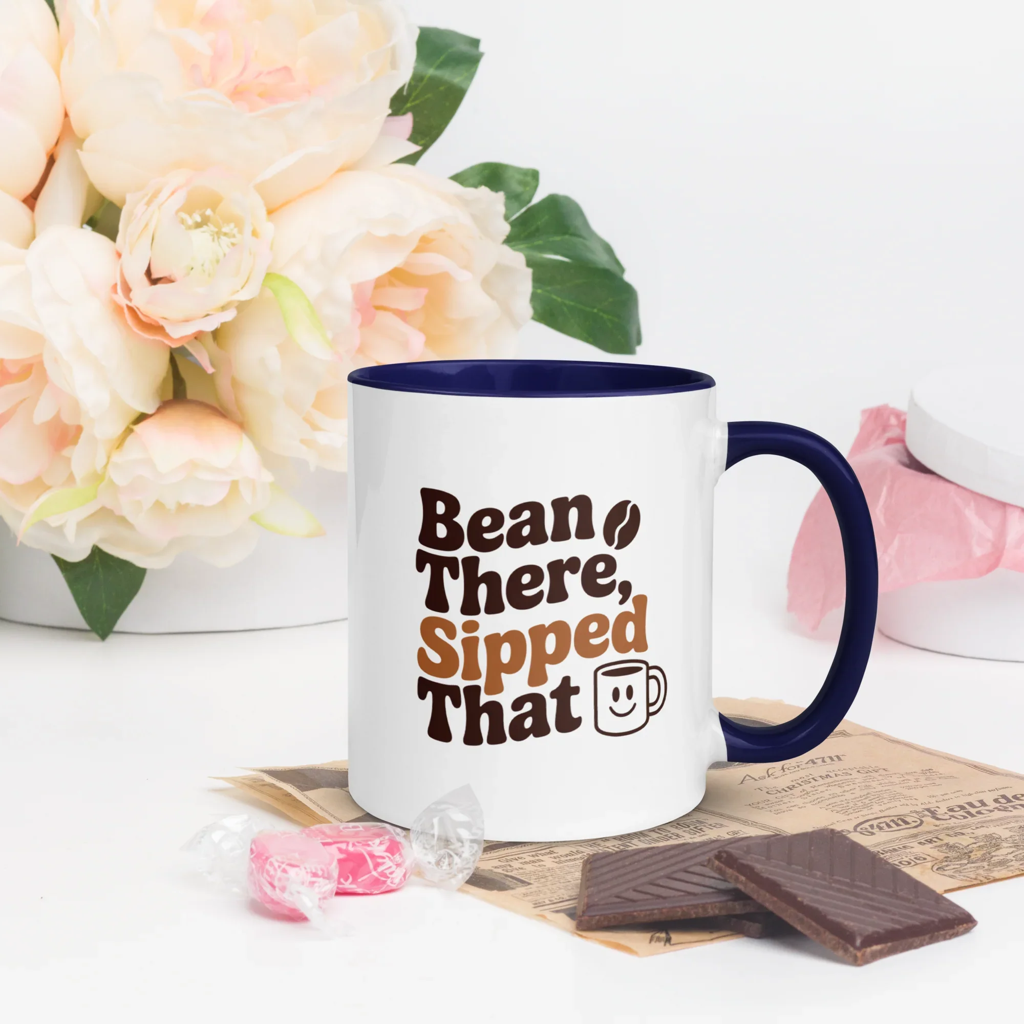 Bean There, Sipped That Ceramic Coffee Mug - RaZits