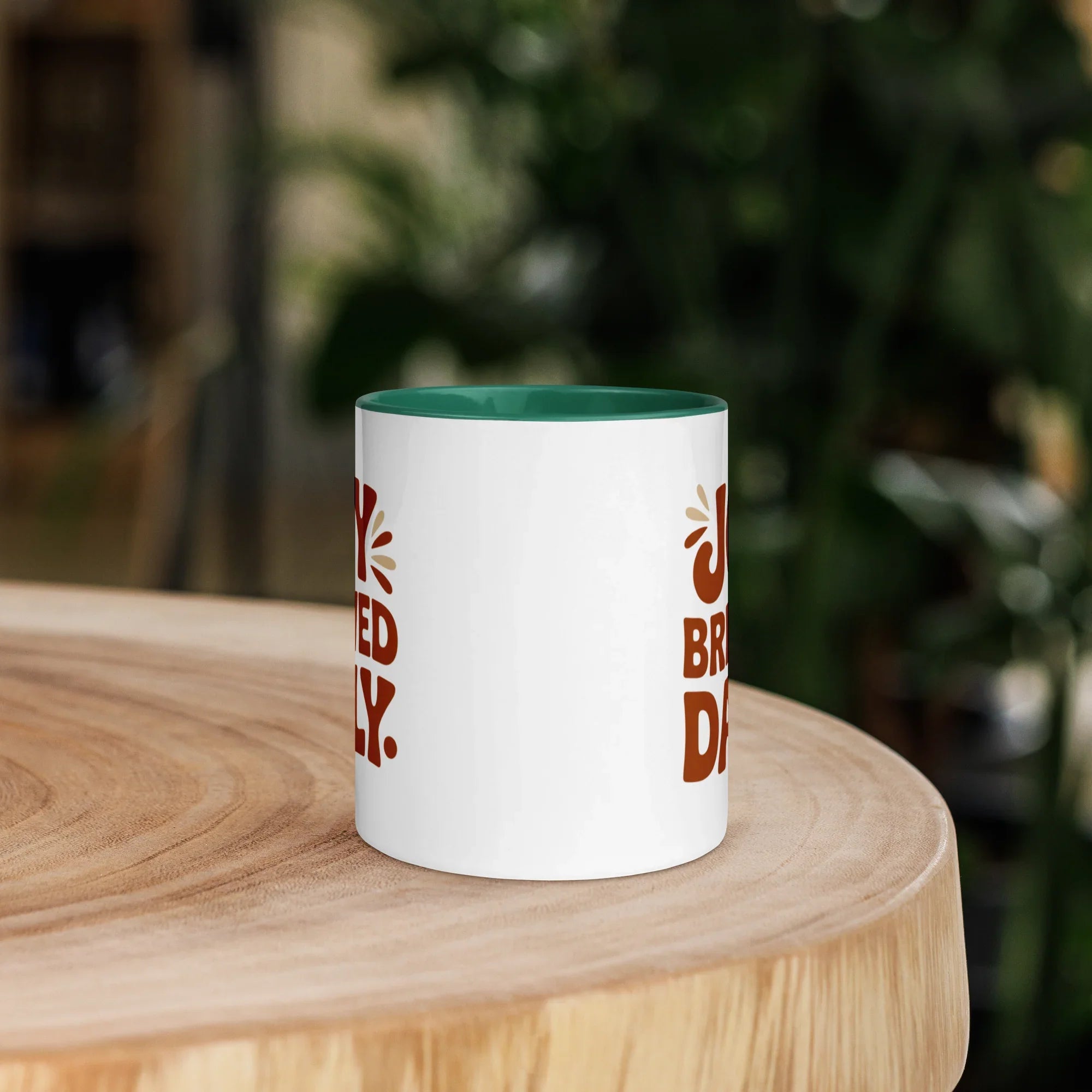 Joy Brewed Daily Ceramic Coffee Mug - RaZits