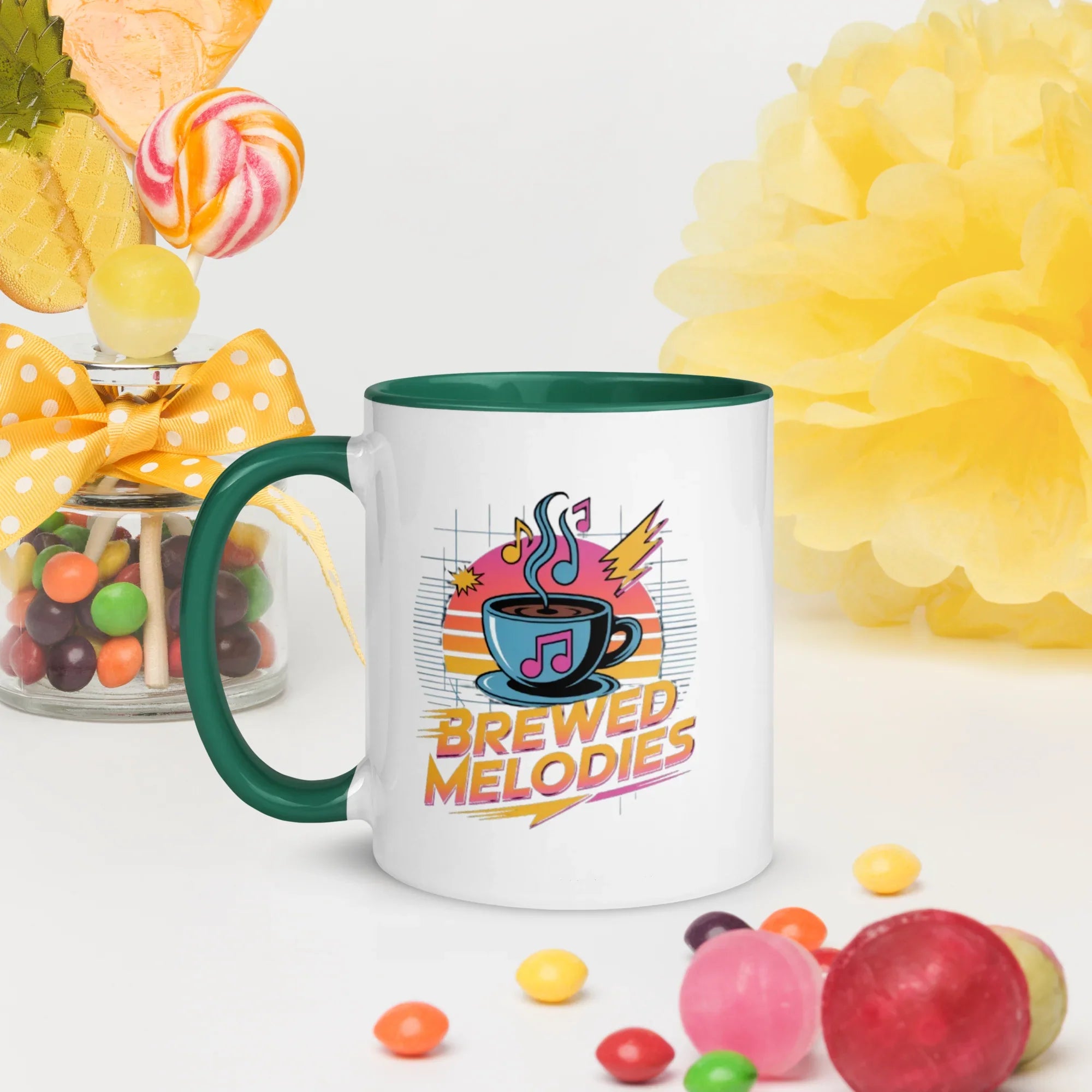 Brewed Melodies Mug – Retro Coffee Vibes for Music Lovers - RaZits