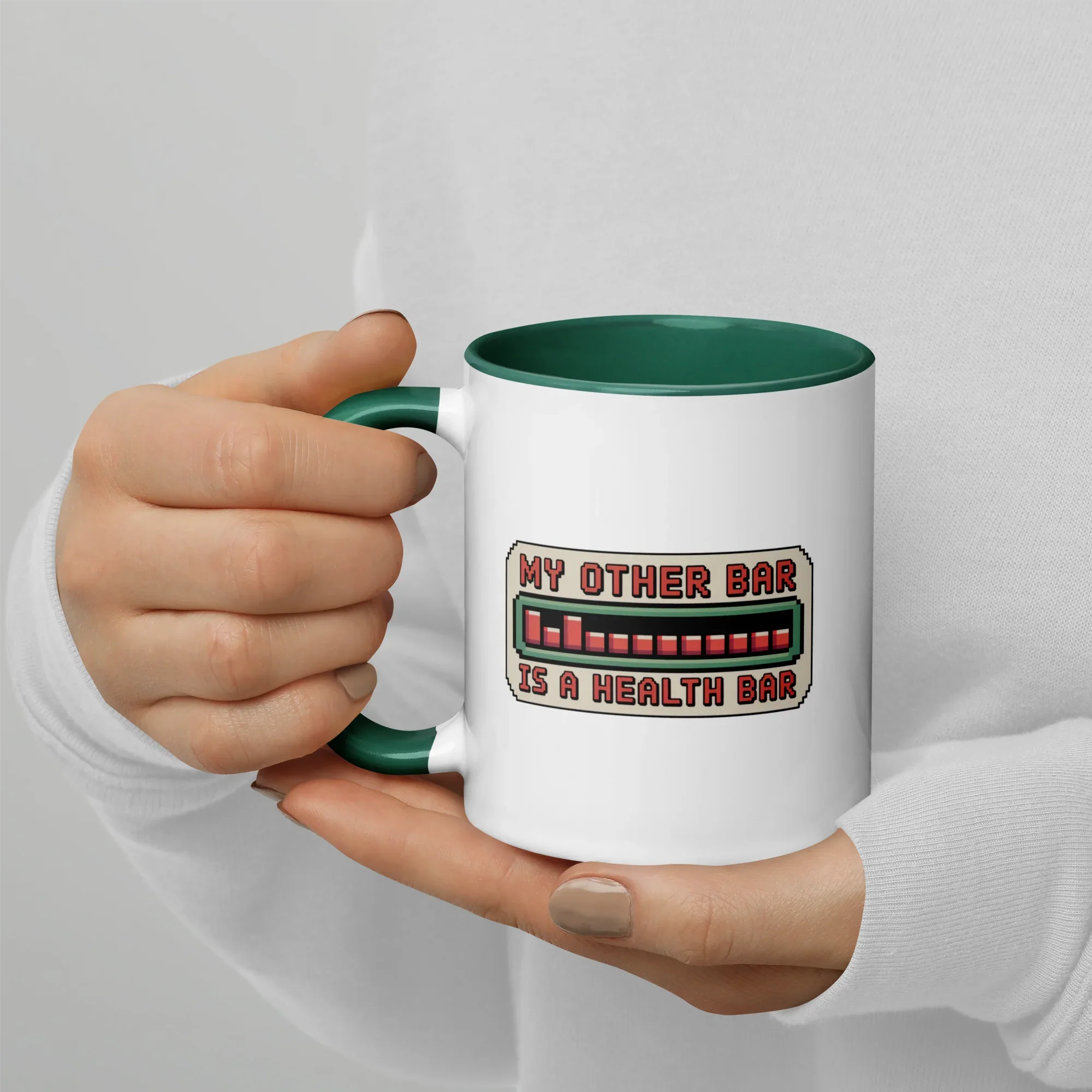 Retro Gaming Bartop Mug – Pixel Nostalgia Design for True Arcade Fans - RaZits