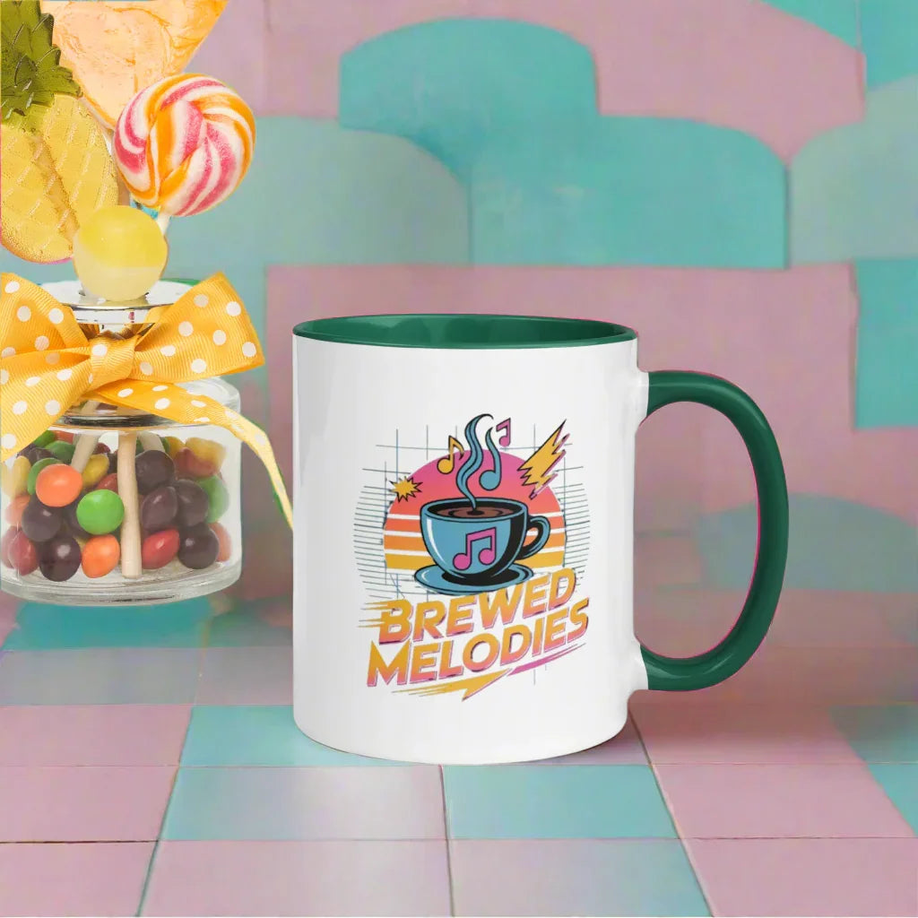 Brewed Melodies Mug – Retro Coffee Vibes for Music Lovers - RaZits