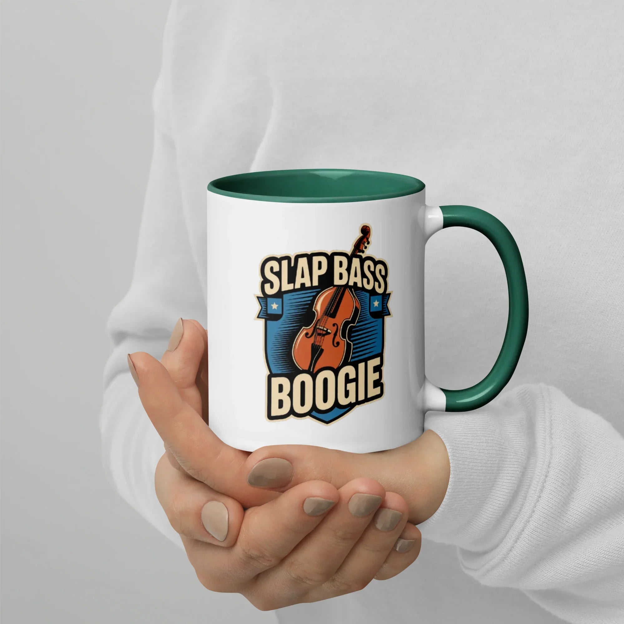 Slap Bass Boogie Retro Bass Ceramic Mug - RaZits