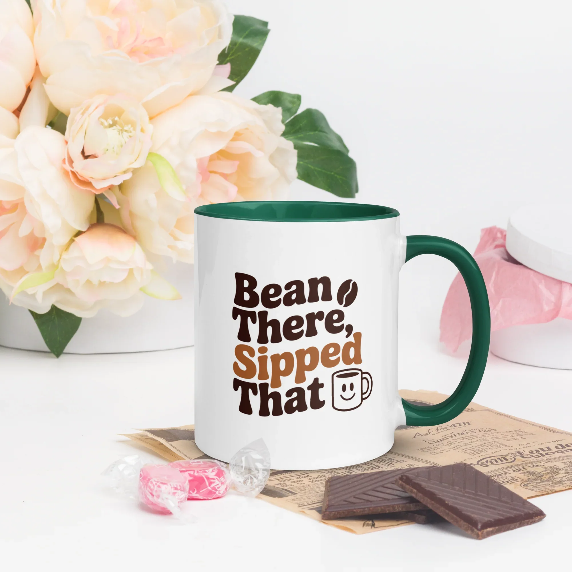 Bean There, Sipped That Ceramic Coffee Mug - RaZits