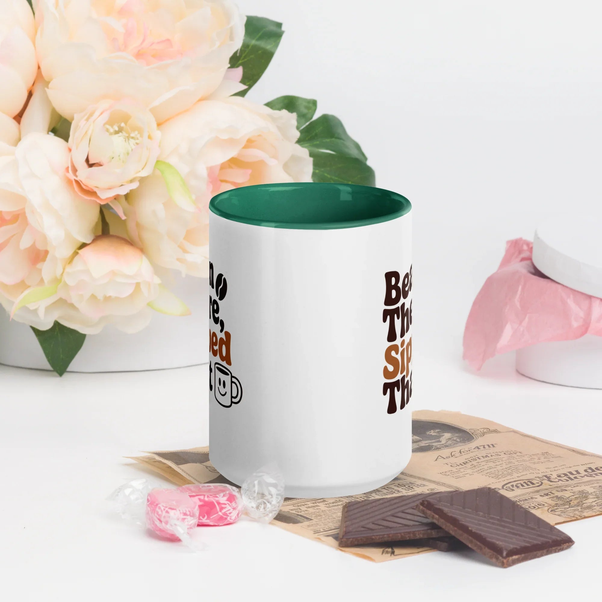 Bean There, Sipped That Ceramic Coffee Mug - RaZits