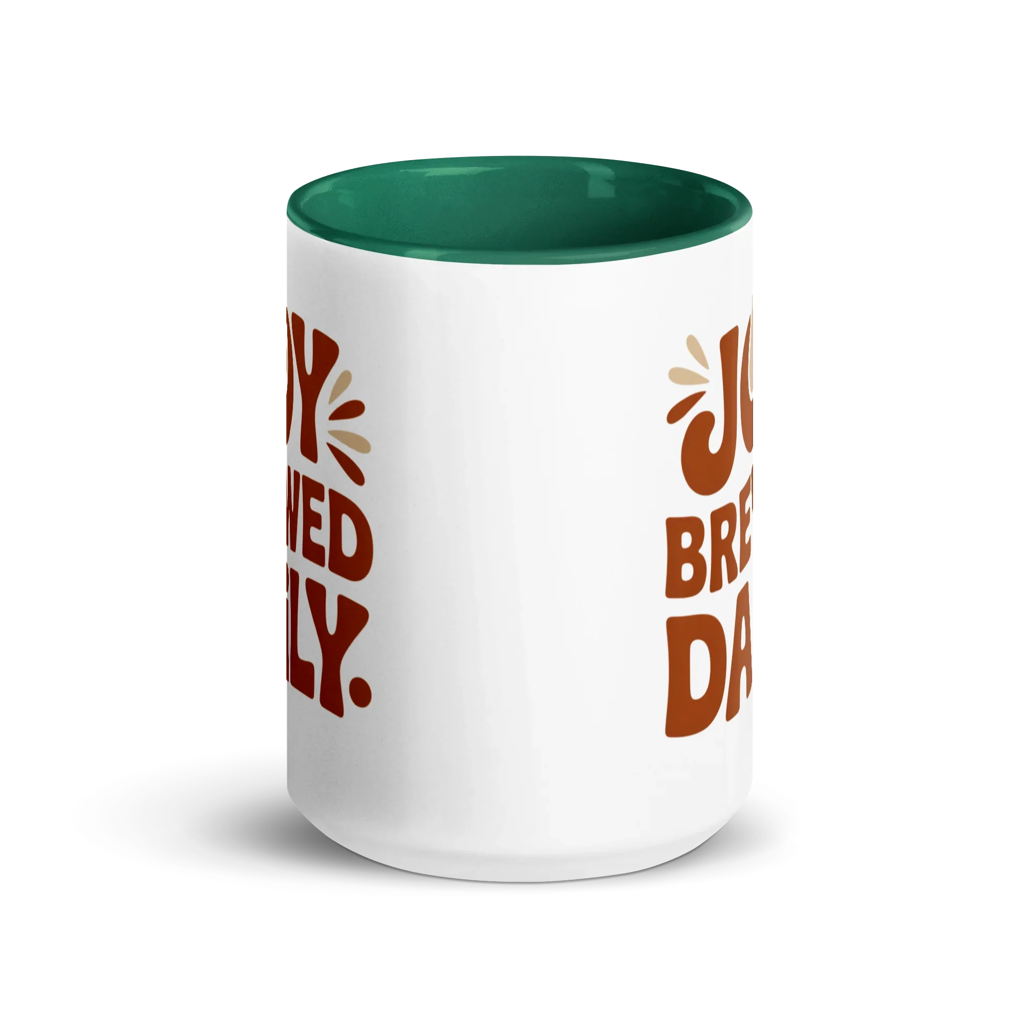 Joy Brewed Daily Ceramic Coffee Mug - RaZits