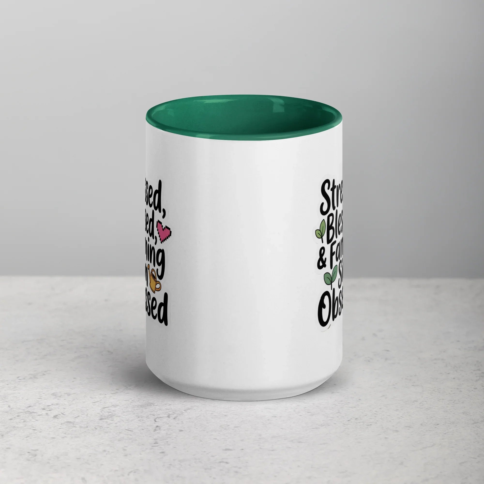 Stressed Blessed & Farming Sim Obsessed Design – Cozy Gamer Pixel Art Mug - RaZits