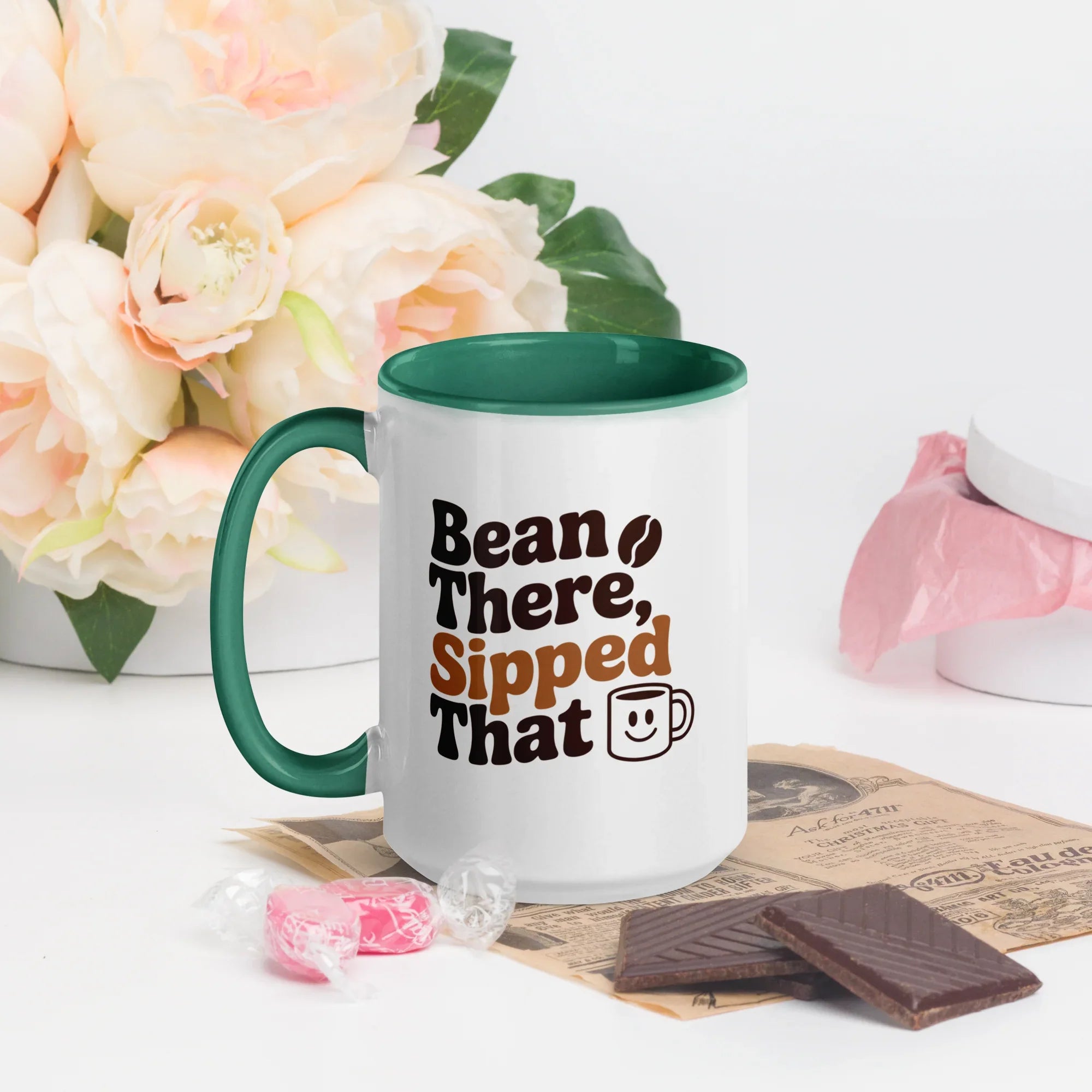 Bean There, Sipped That Ceramic Coffee Mug - RaZits