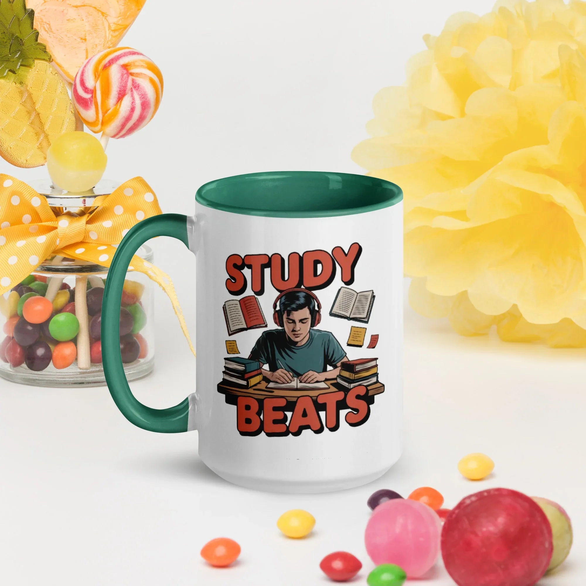 Study Beats Focus-Mode Ceramic Mug - RaZits