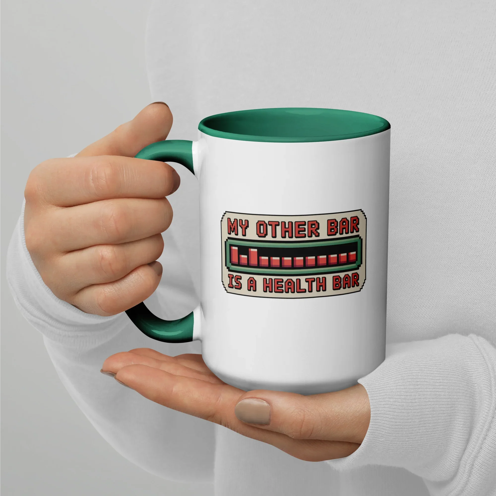 Retro Gaming Bartop Mug – Pixel Nostalgia Design for True Arcade Fans - RaZits