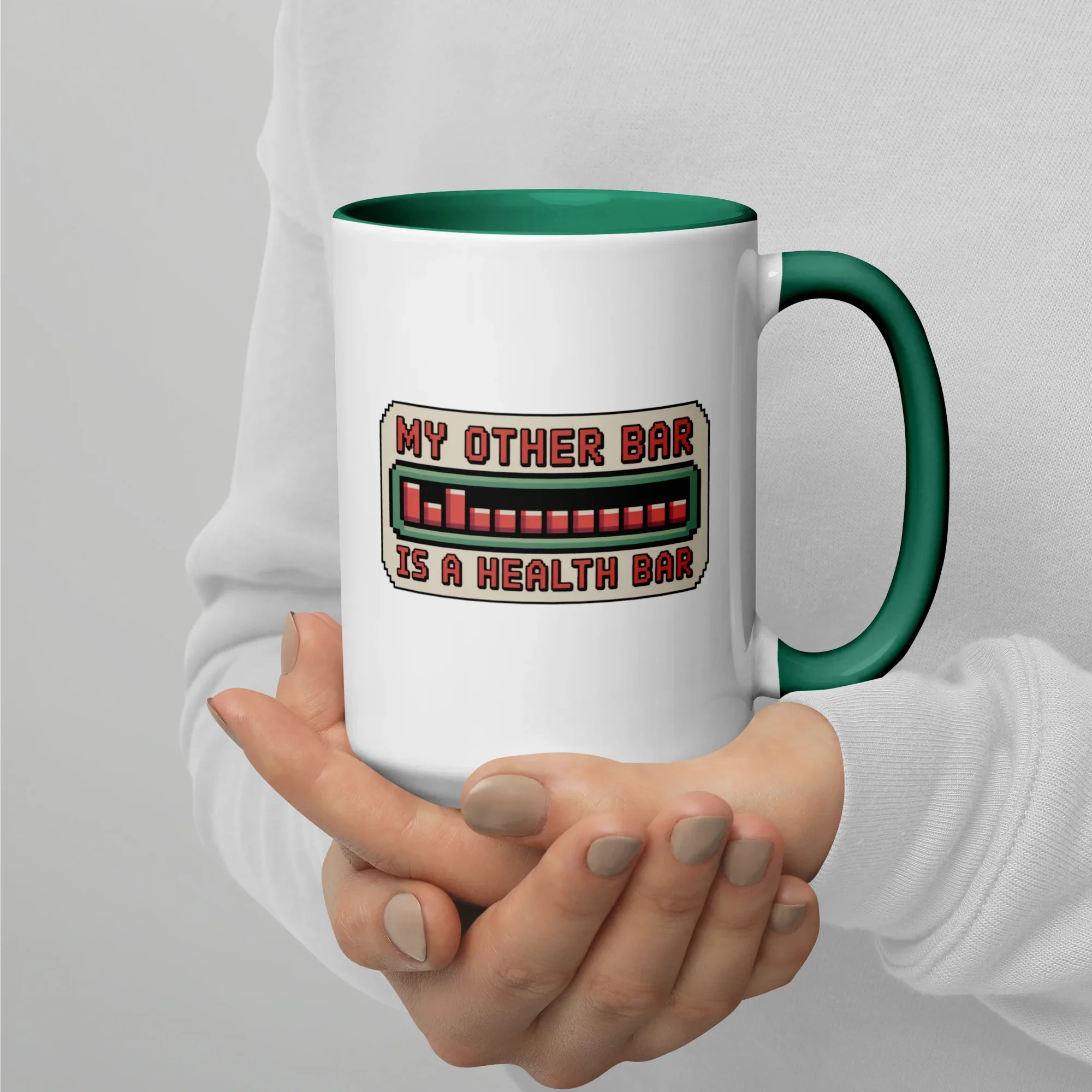 Retro Gaming Bartop Mug – Pixel Nostalgia Design for True Arcade Fans - RaZits