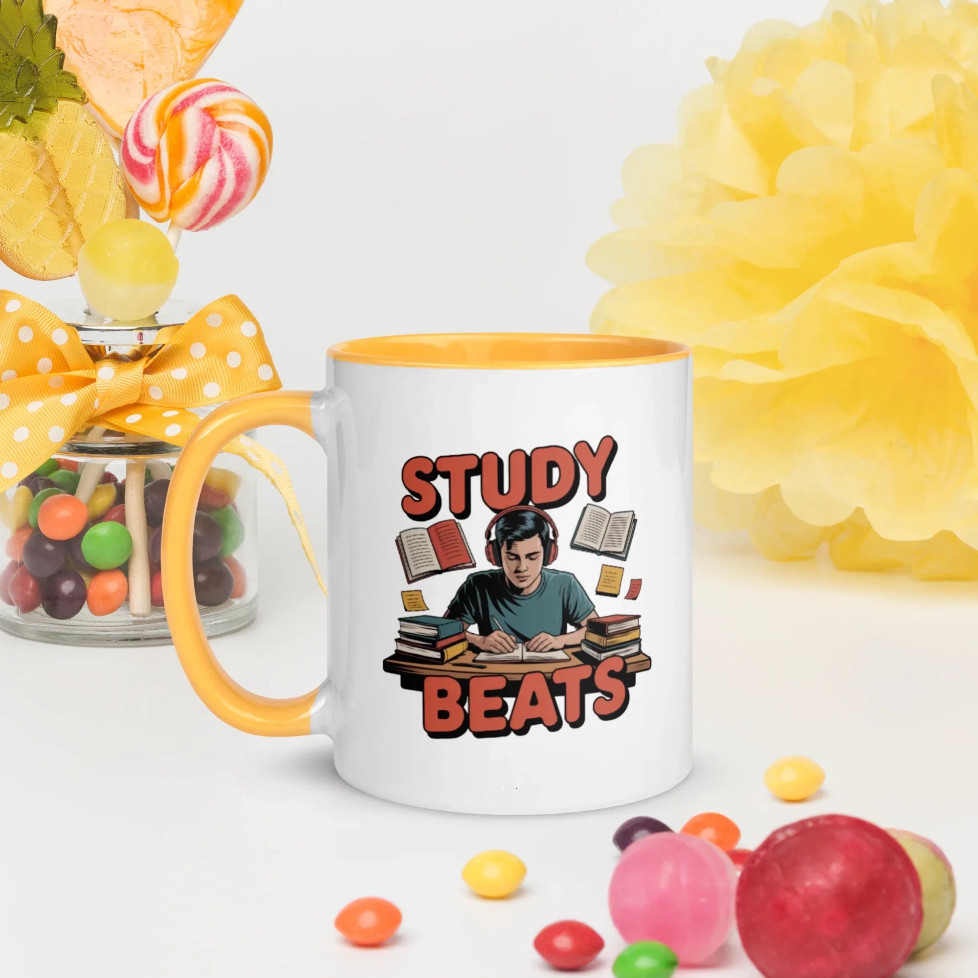 Study Beats Focus-Mode Ceramic Mug - RaZits