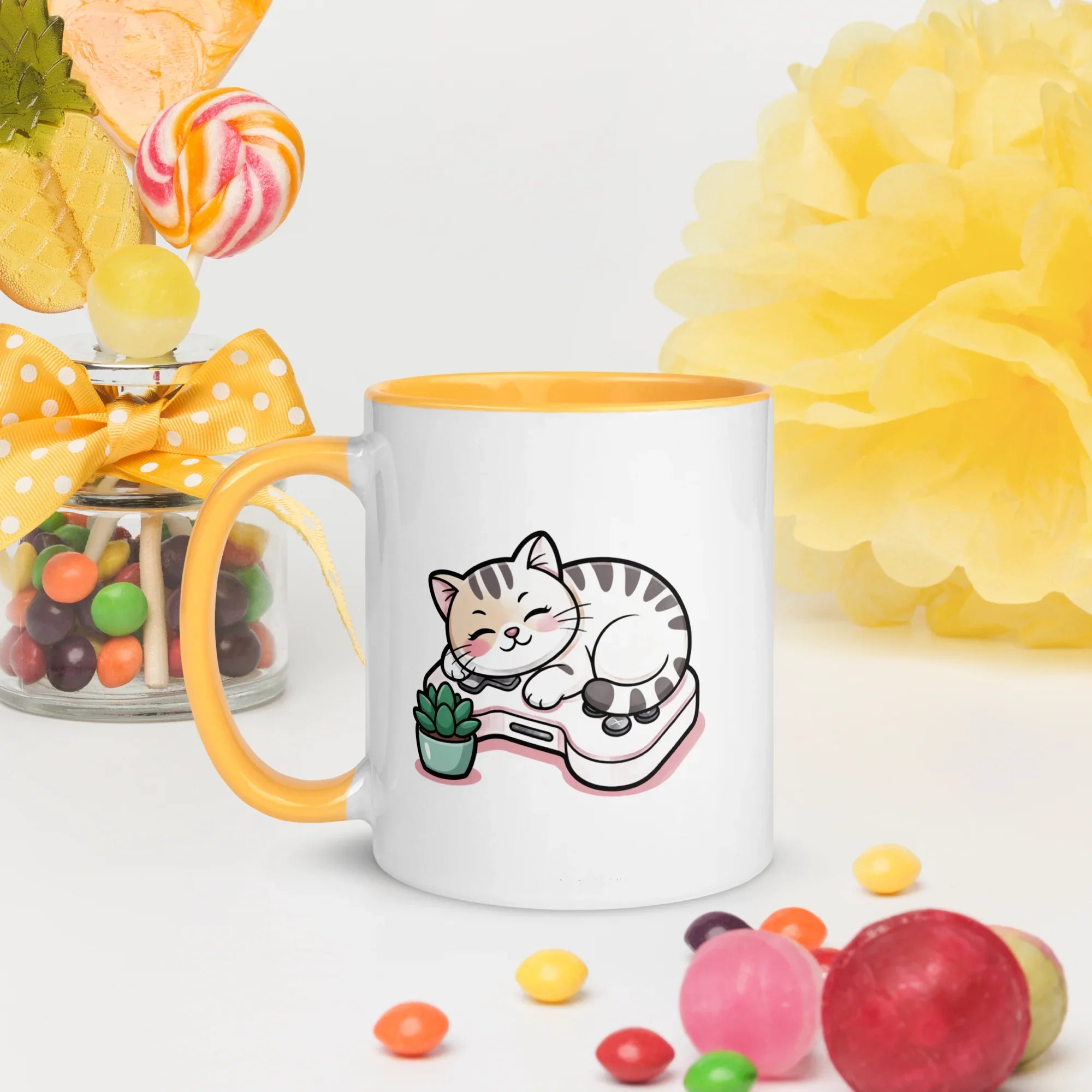 Gamer Cat Mug – Cozy Kawaii Vibes for Chill Players - RaZits