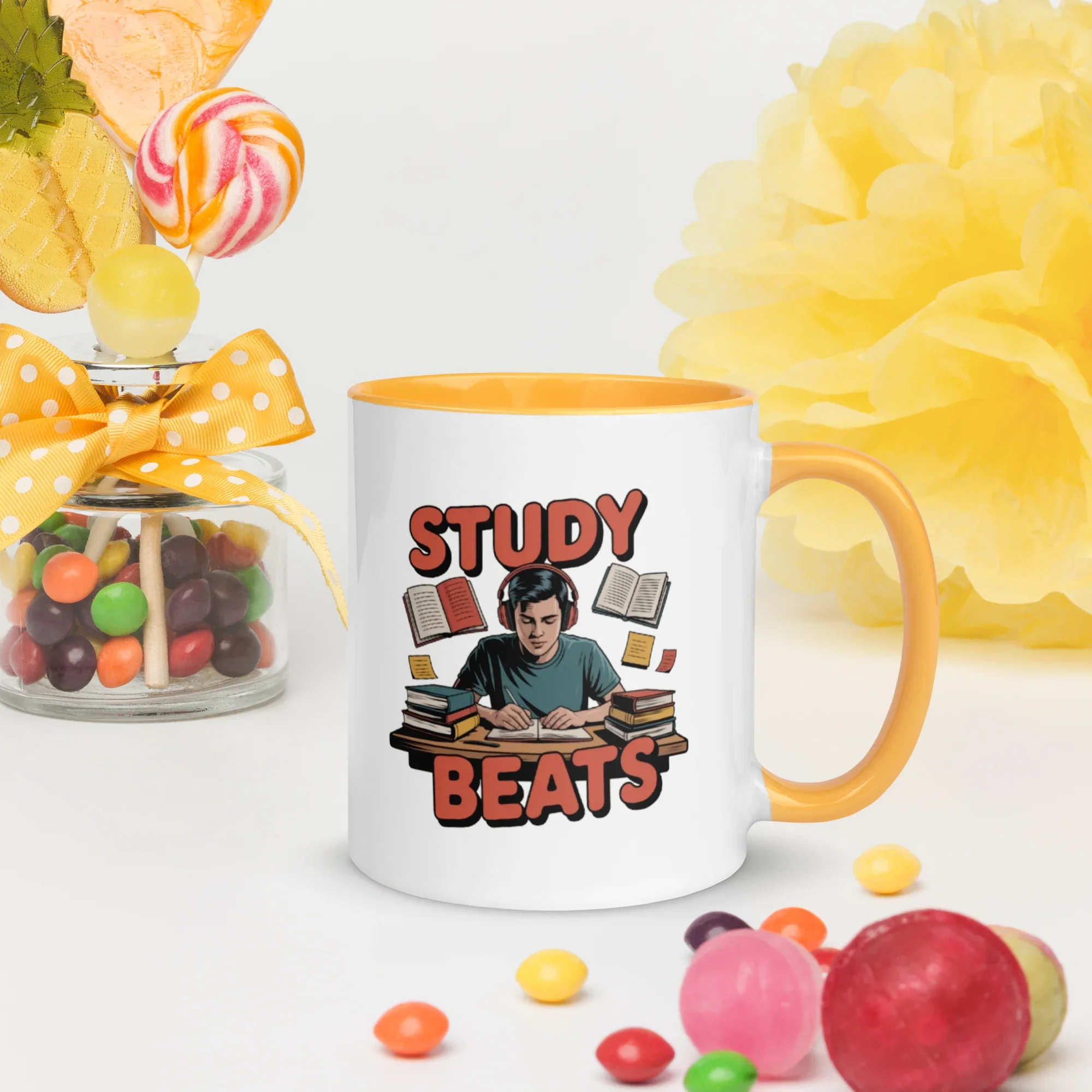 Study Beats Focus-Mode Ceramic Mug - RaZits