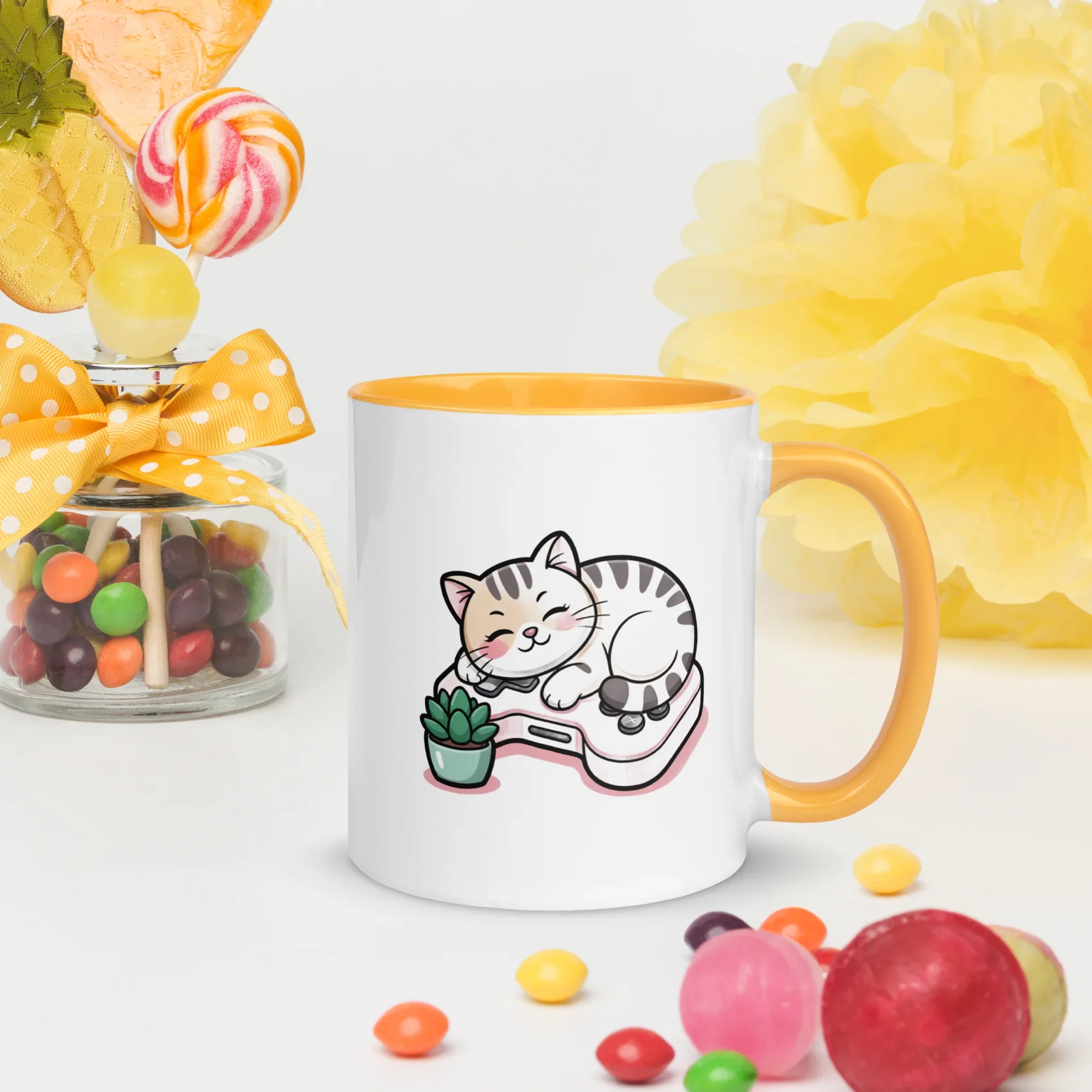 Gamer Cat Mug – Cozy Kawaii Vibes for Chill Players - RaZits