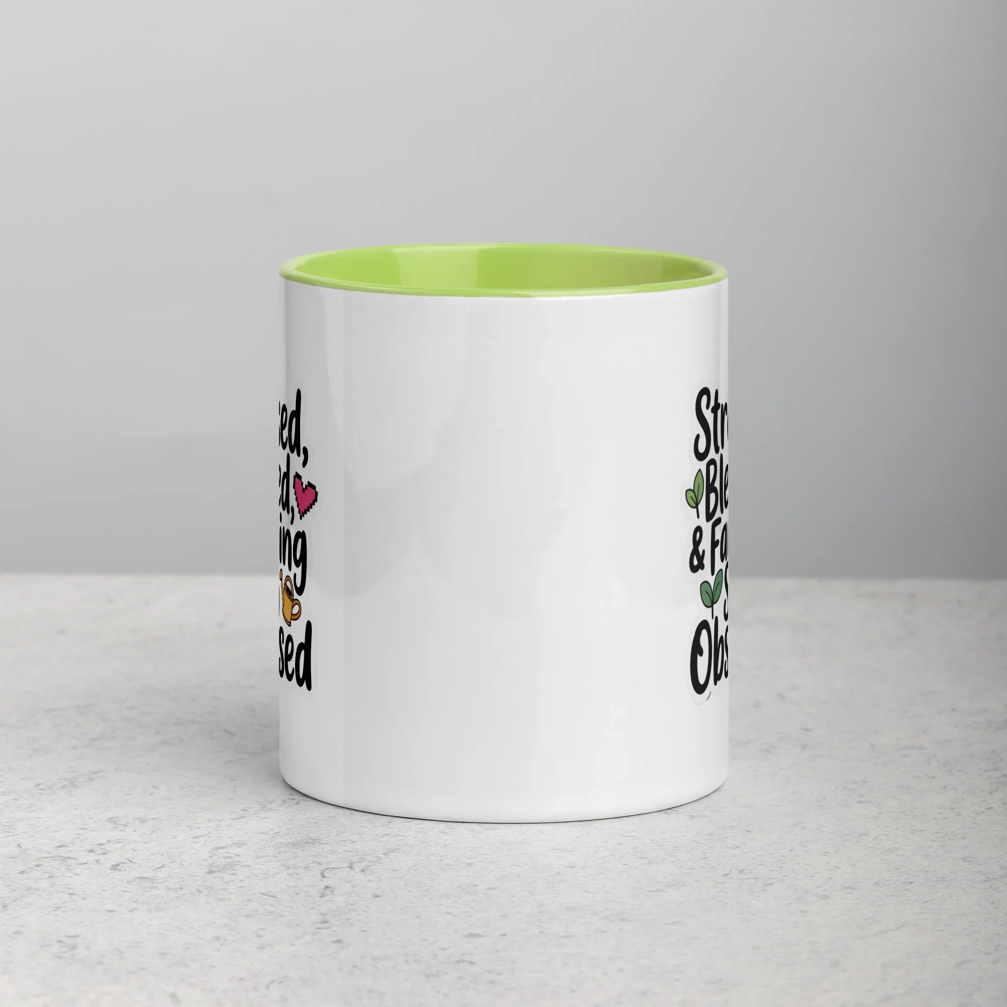 Stressed Blessed & Farming Sim Obsessed Design – Cozy Gamer Pixel Art Mug - RaZits