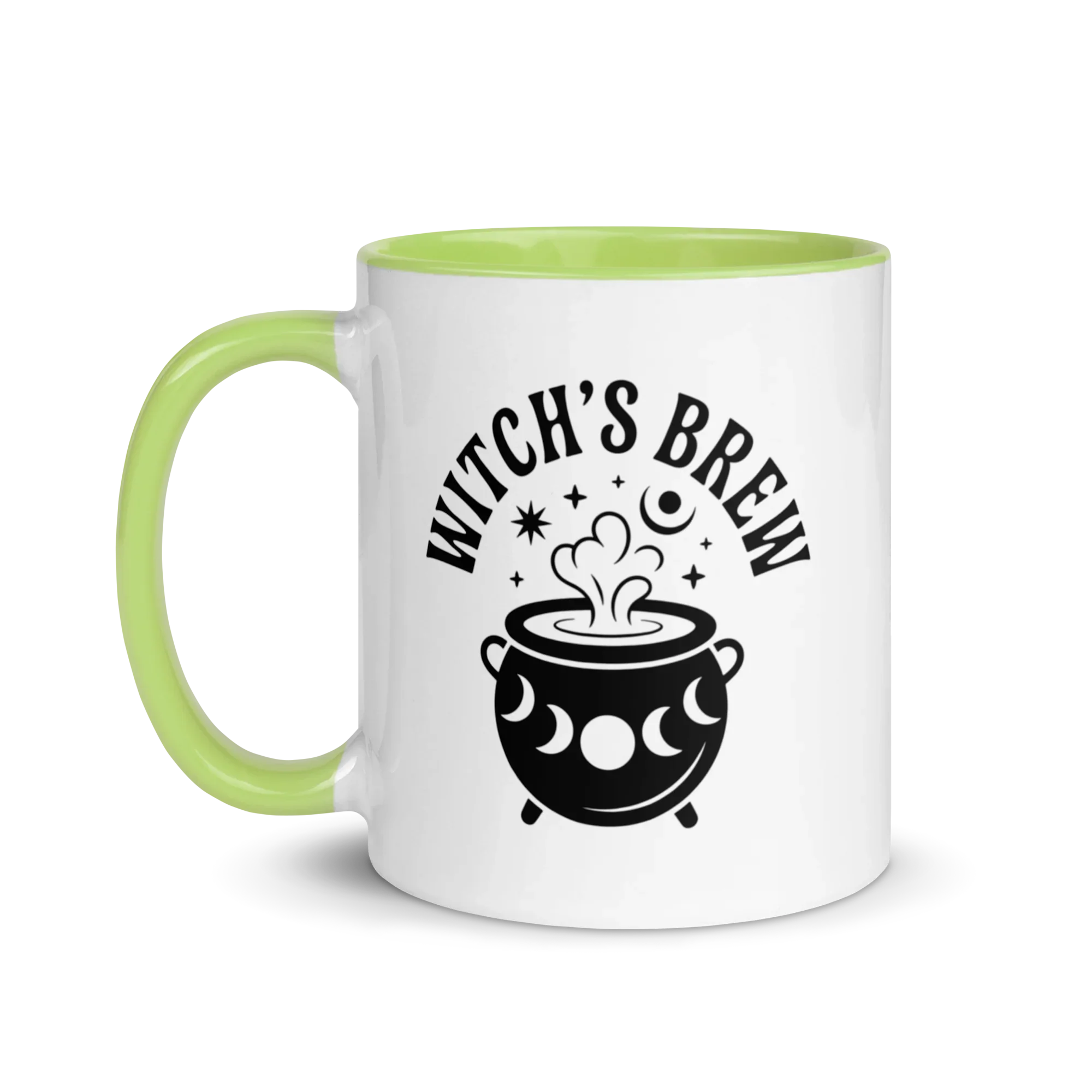 Witch’s Brew Ceramic Mug – Moon Cauldron Design - RaZits
