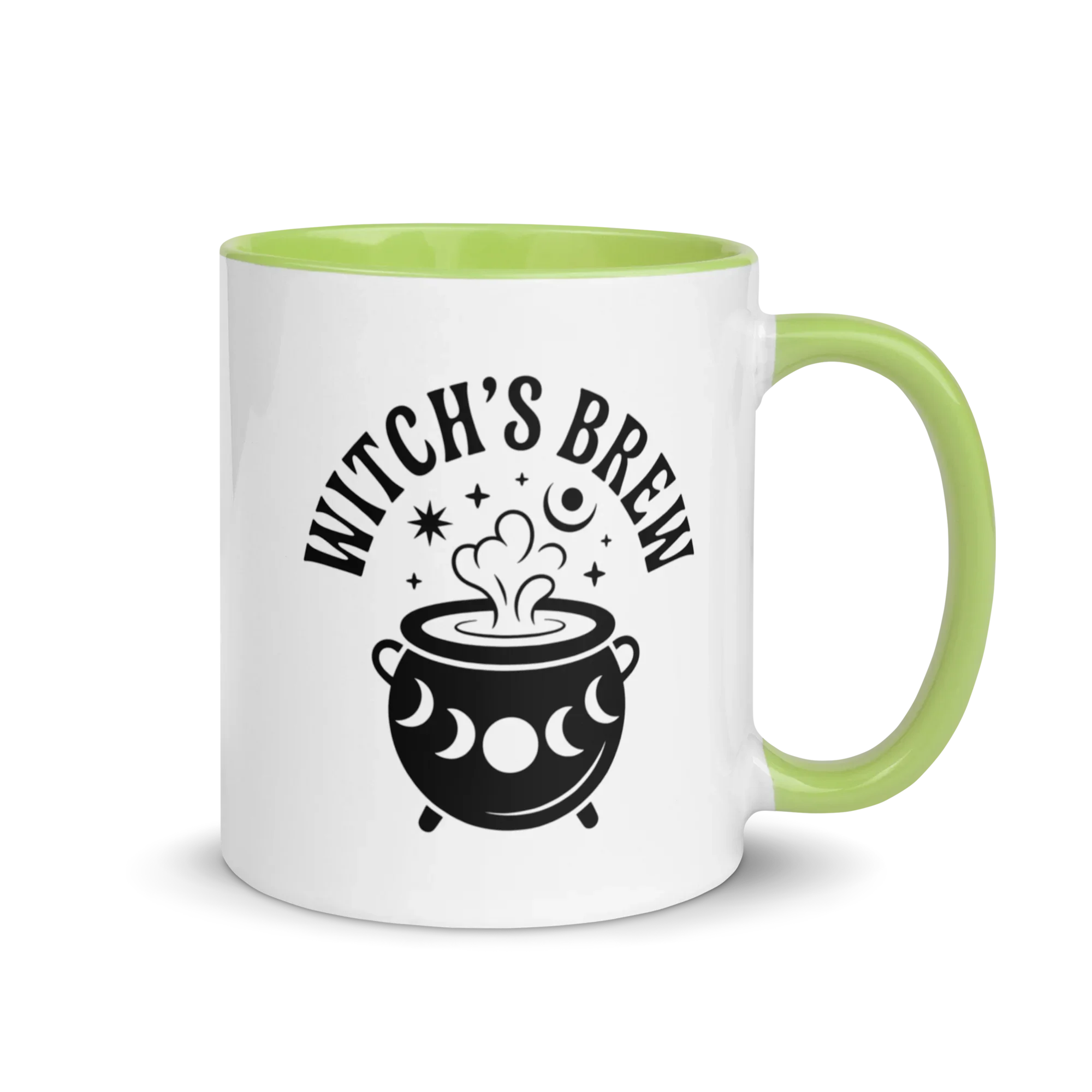 Witch’s Brew Ceramic Mug – Moon Cauldron Design - RaZits