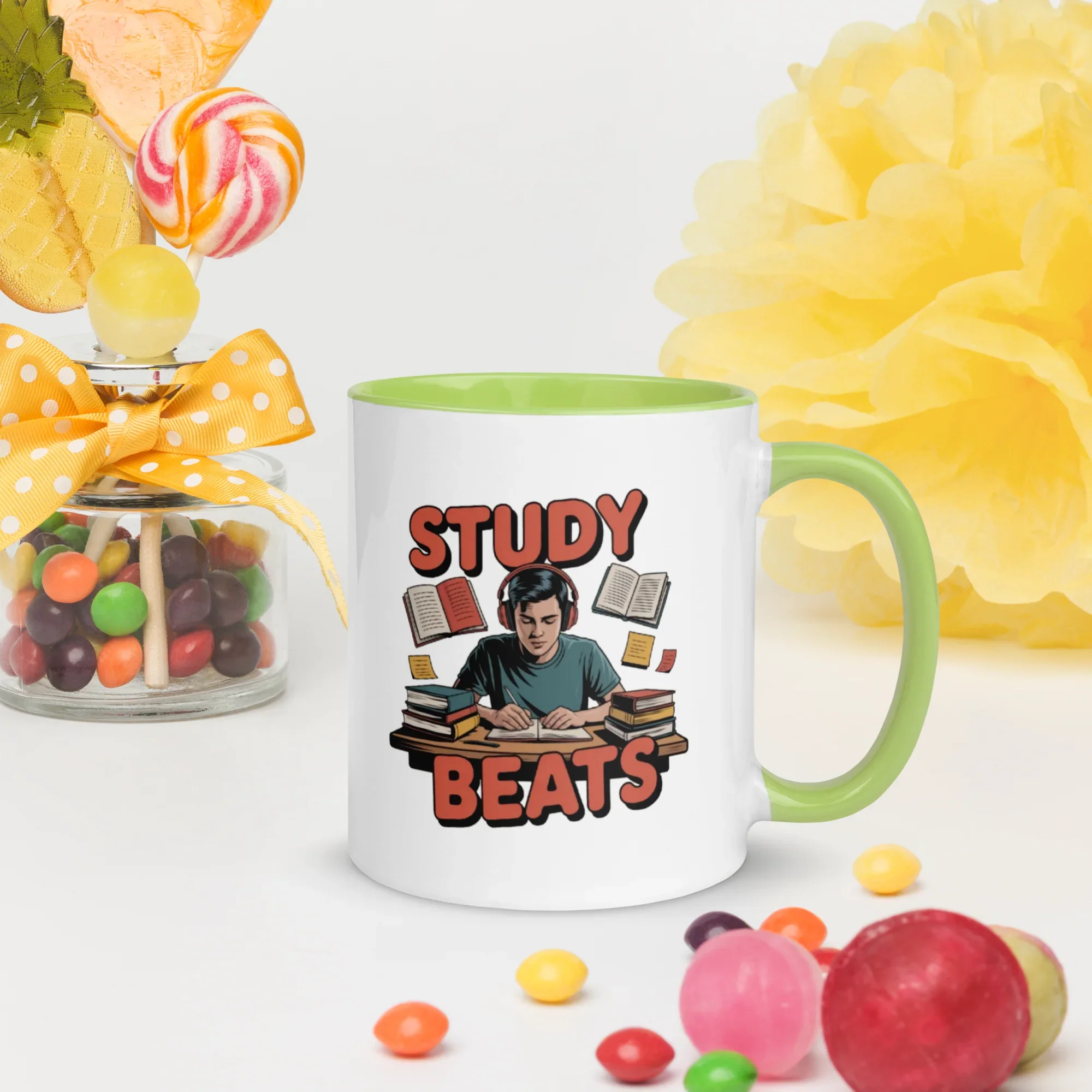 Study Beats Focus-Mode Ceramic Mug - RaZits