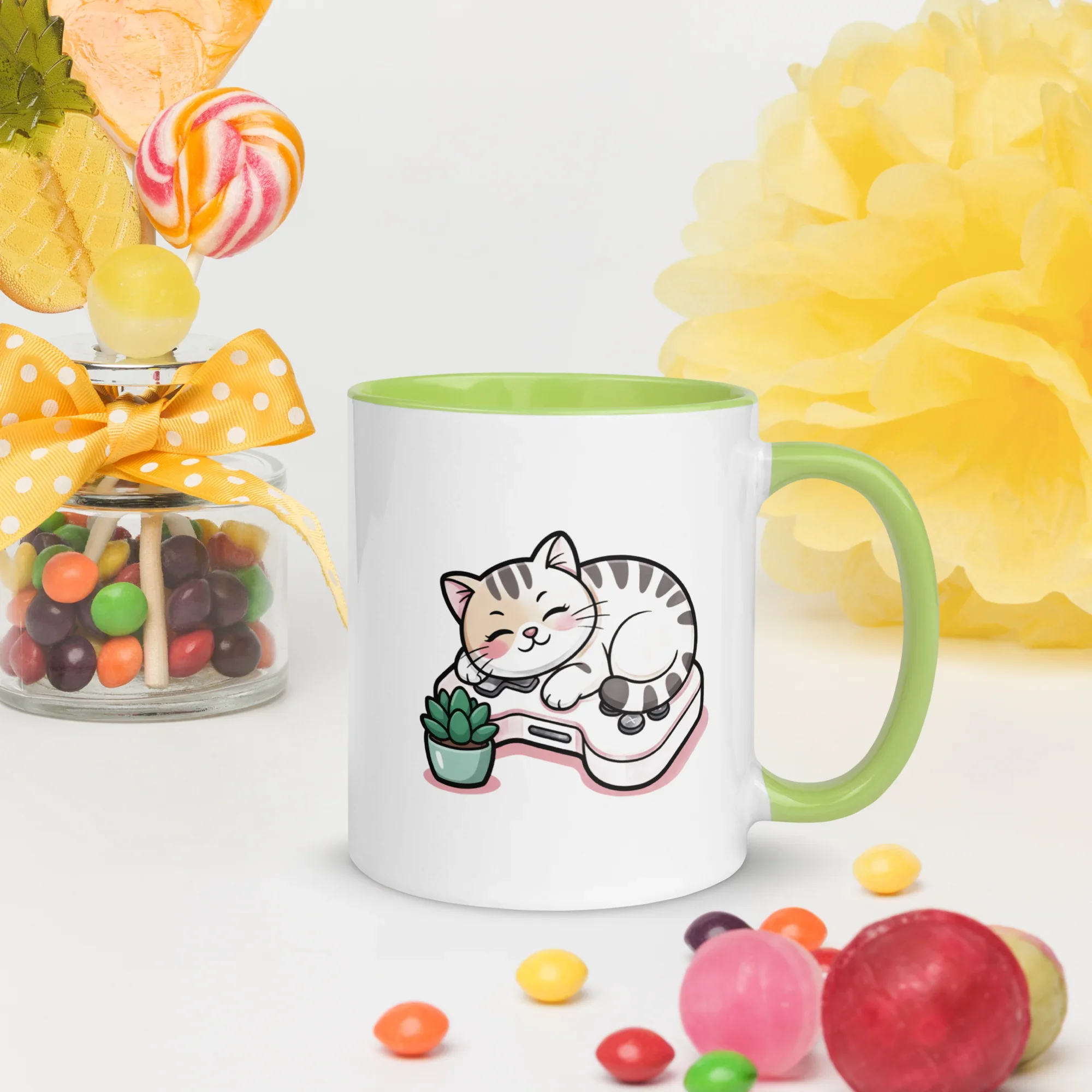 Gamer Cat Mug – Cozy Kawaii Vibes for Chill Players - RaZits