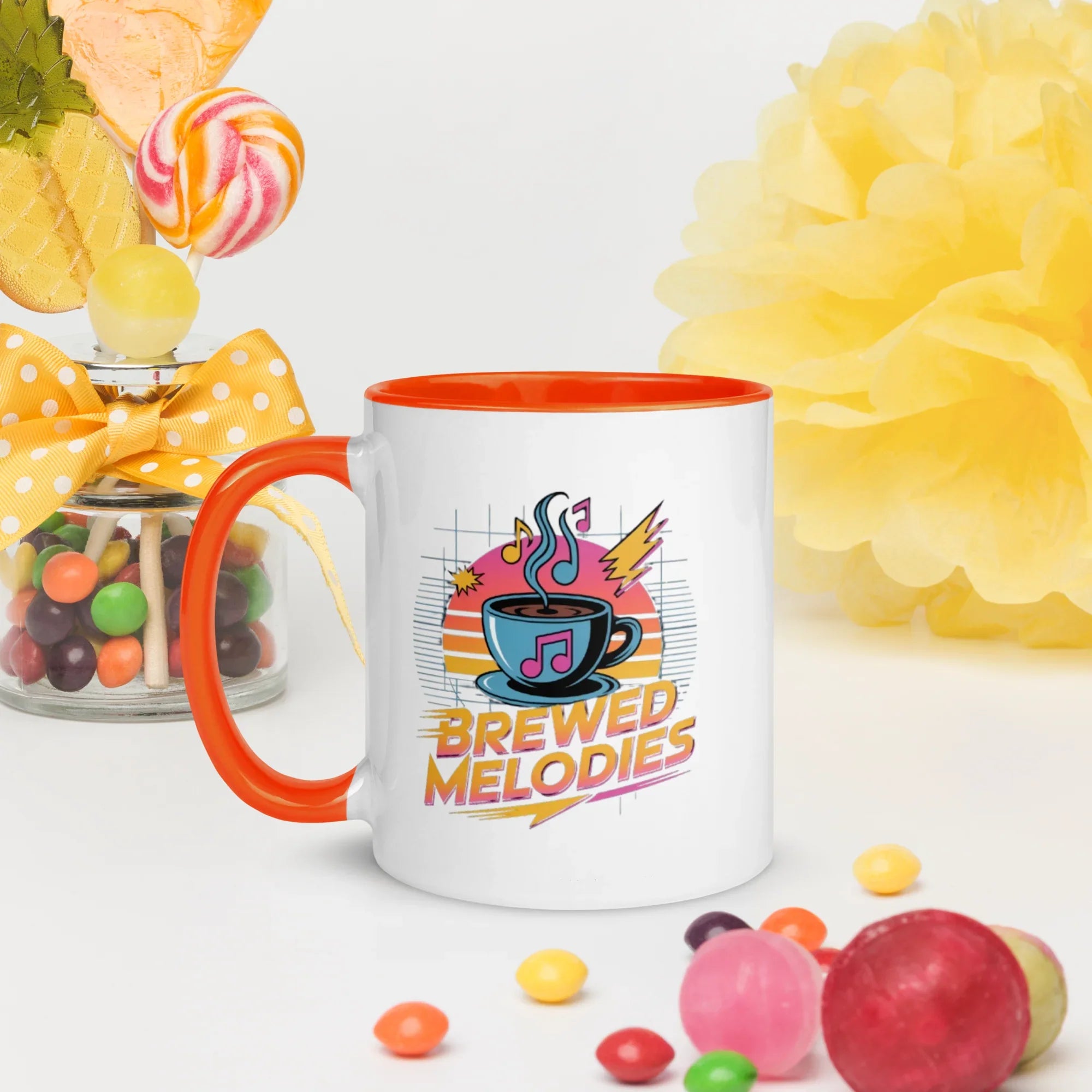 Brewed Melodies Mug – Retro Coffee Vibes for Music Lovers - RaZits