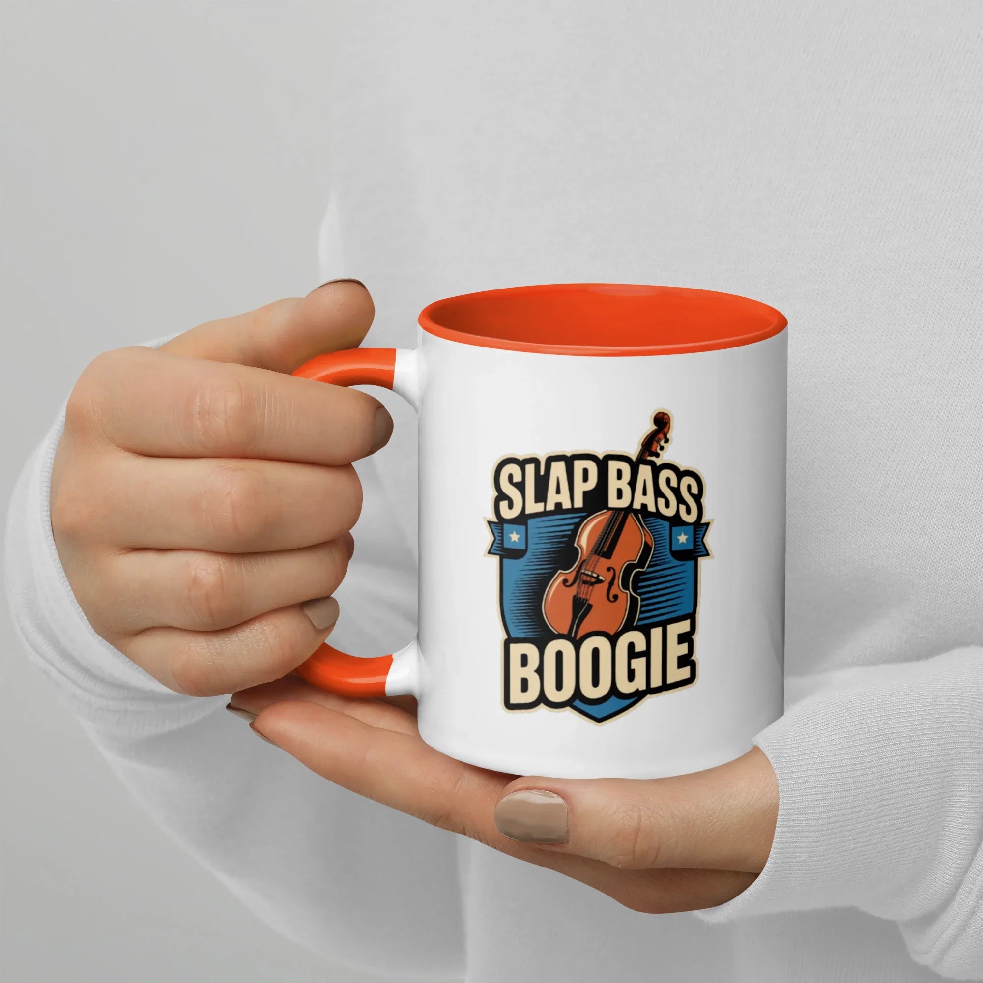 Slap Bass Boogie Retro Bass Ceramic Mug - RaZits