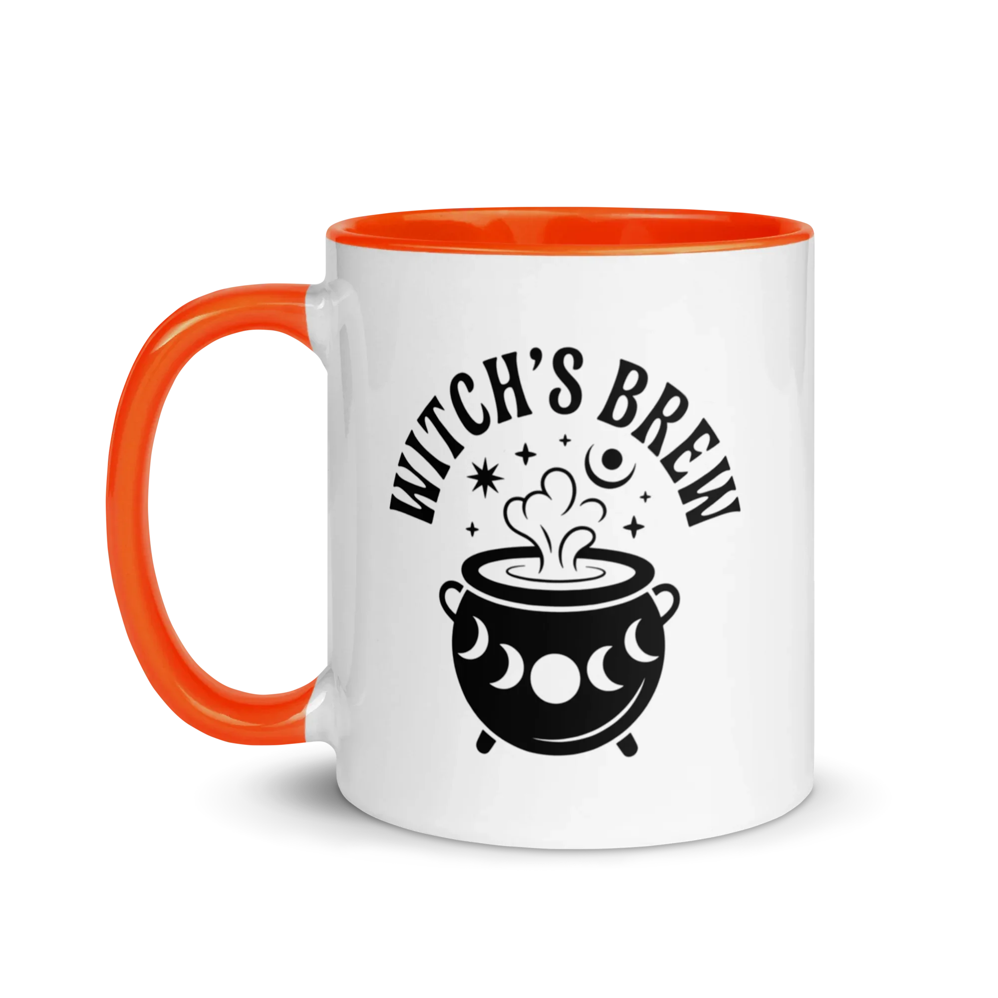 Witch’s Brew Ceramic Mug – Moon Cauldron Design - RaZits