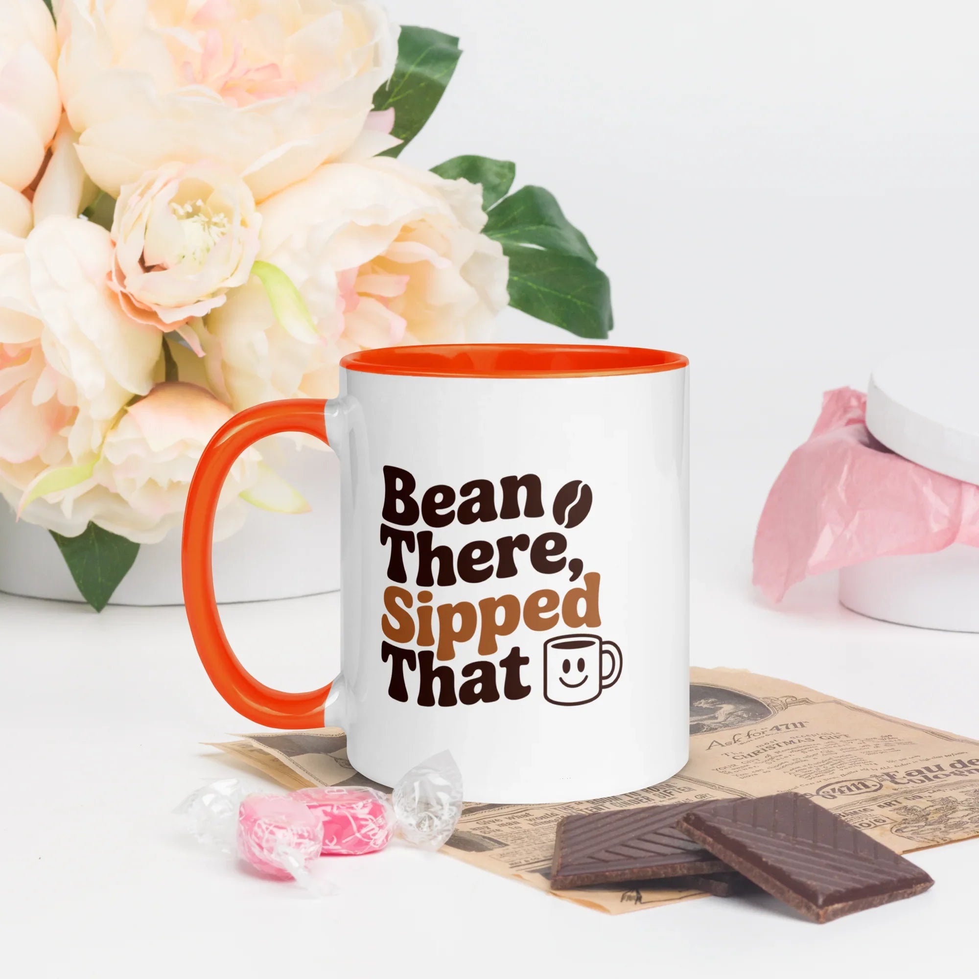 Bean There, Sipped That Ceramic Coffee Mug - RaZits