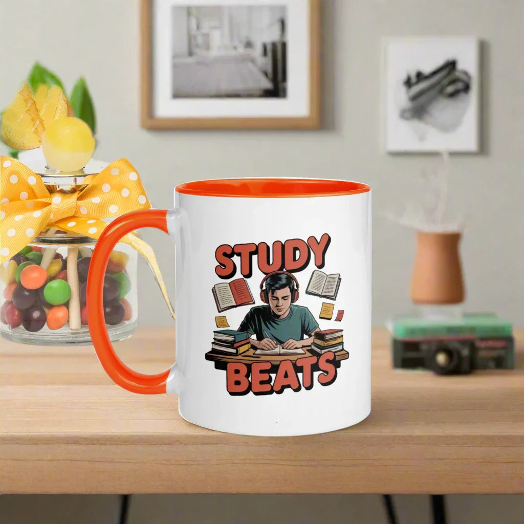 Study Beats Focus-Mode Ceramic Mug - RaZits