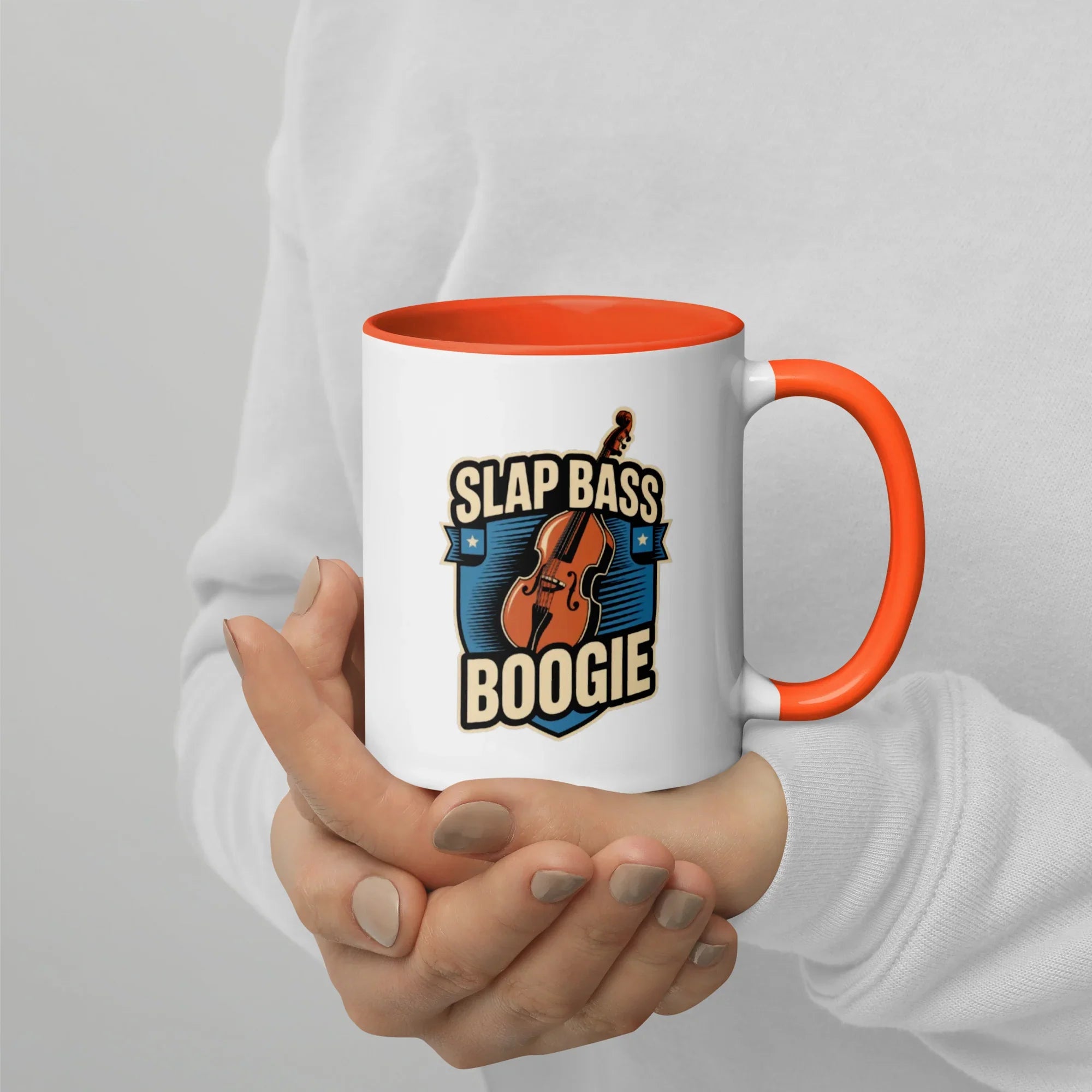 Slap Bass Boogie Retro Bass Ceramic Mug - RaZits