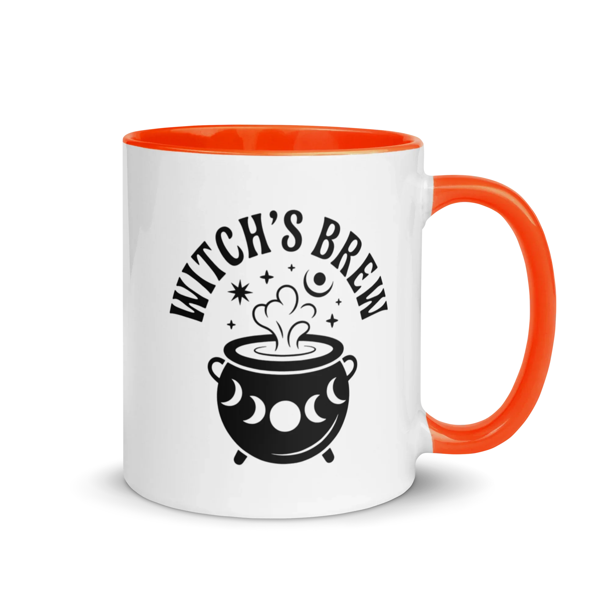 Witch’s Brew Ceramic Mug – Moon Cauldron Design - RaZits