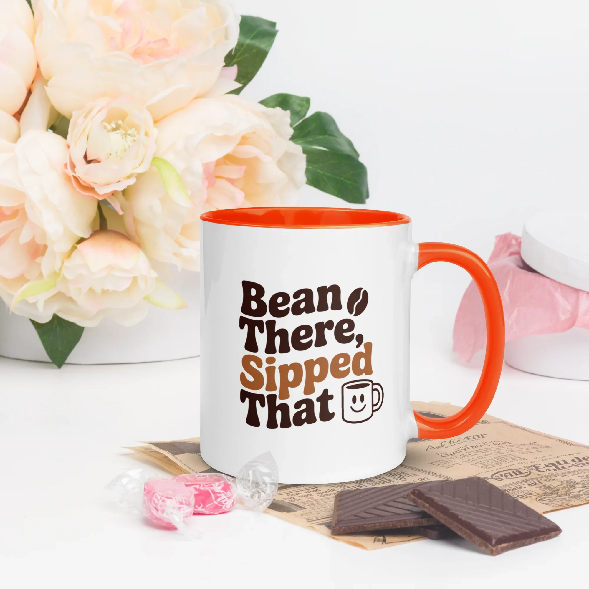 Bean There, Sipped That Ceramic Coffee Mug - RaZits