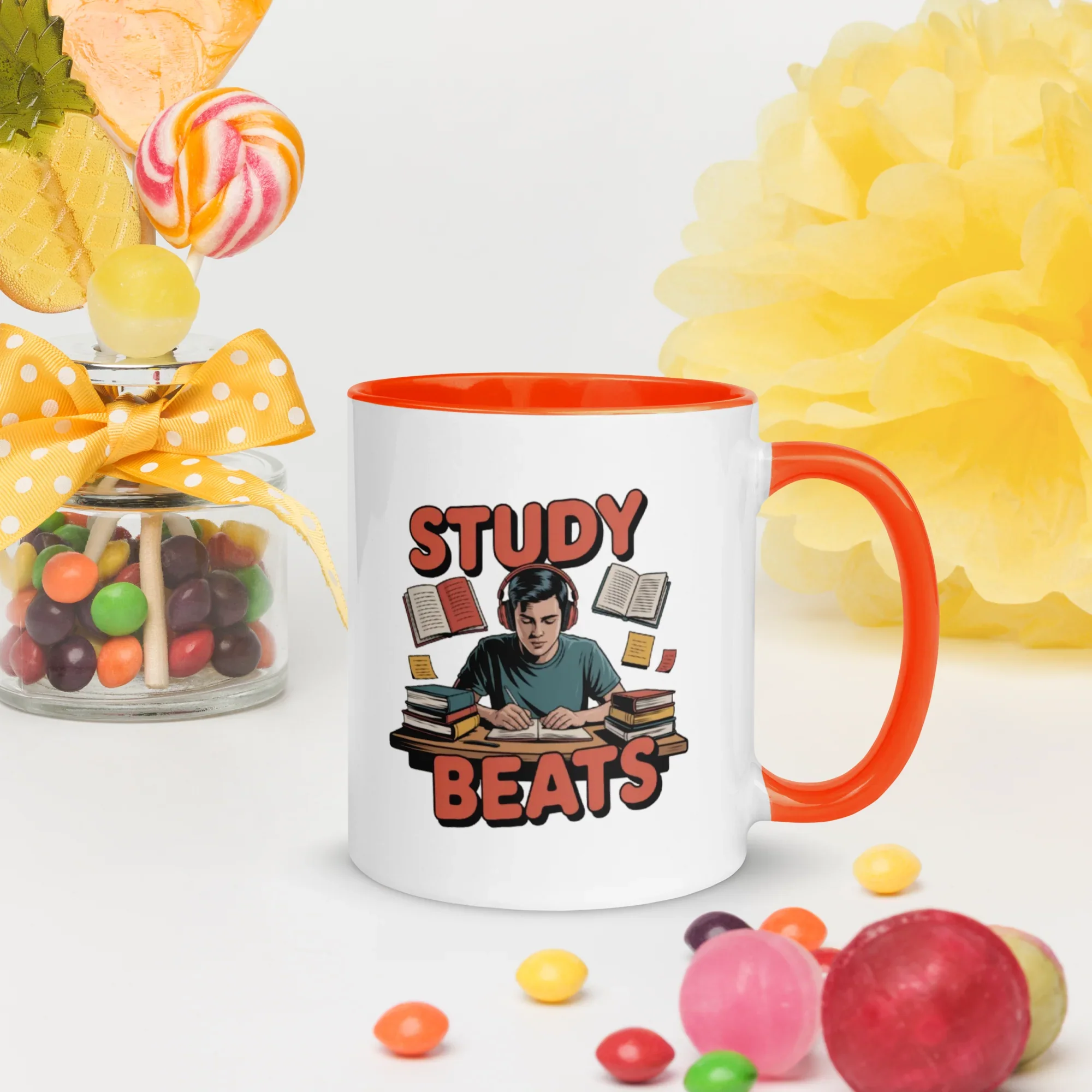 Study Beats Focus-Mode Ceramic Mug - RaZits