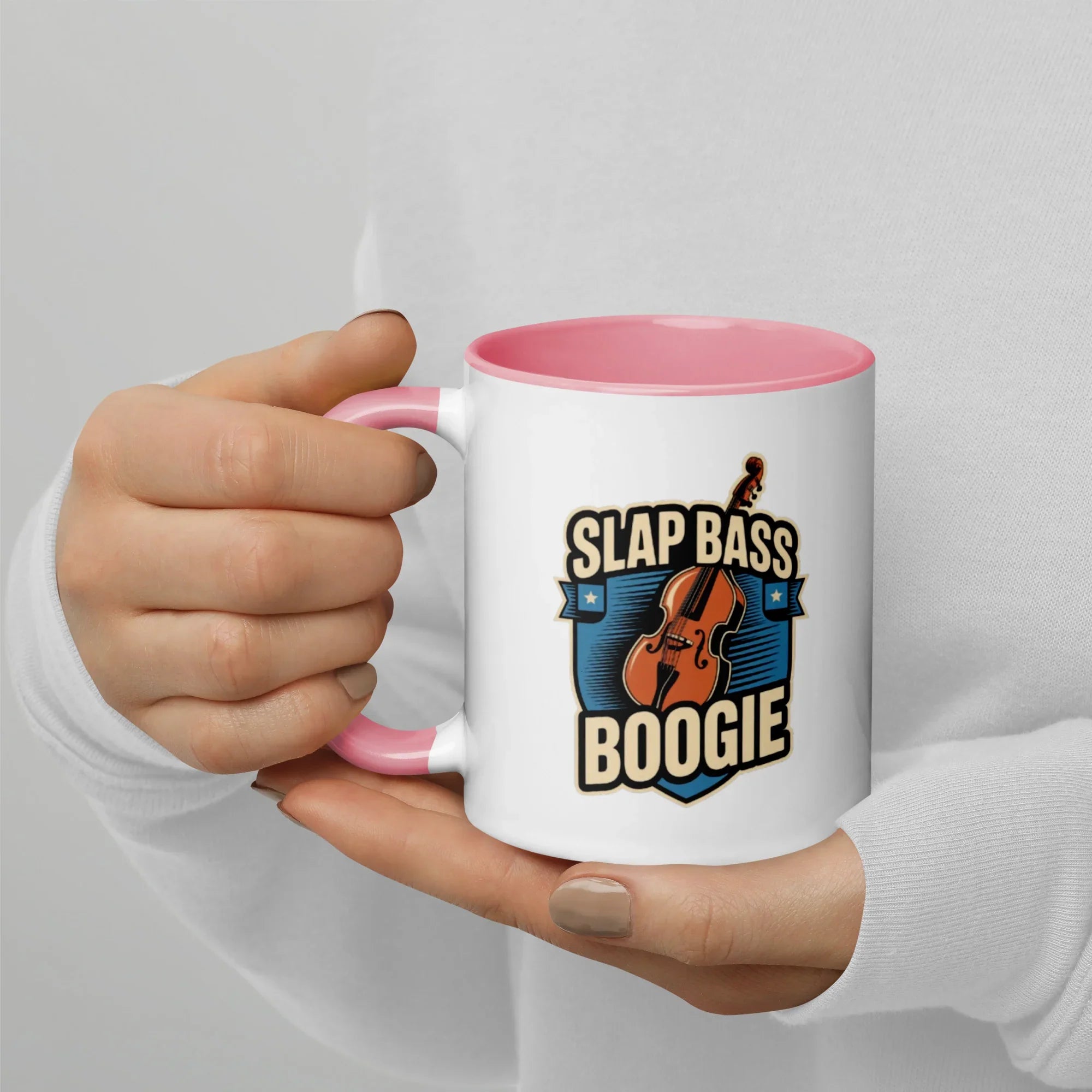 Slap Bass Boogie Retro Bass Ceramic Mug - RaZits