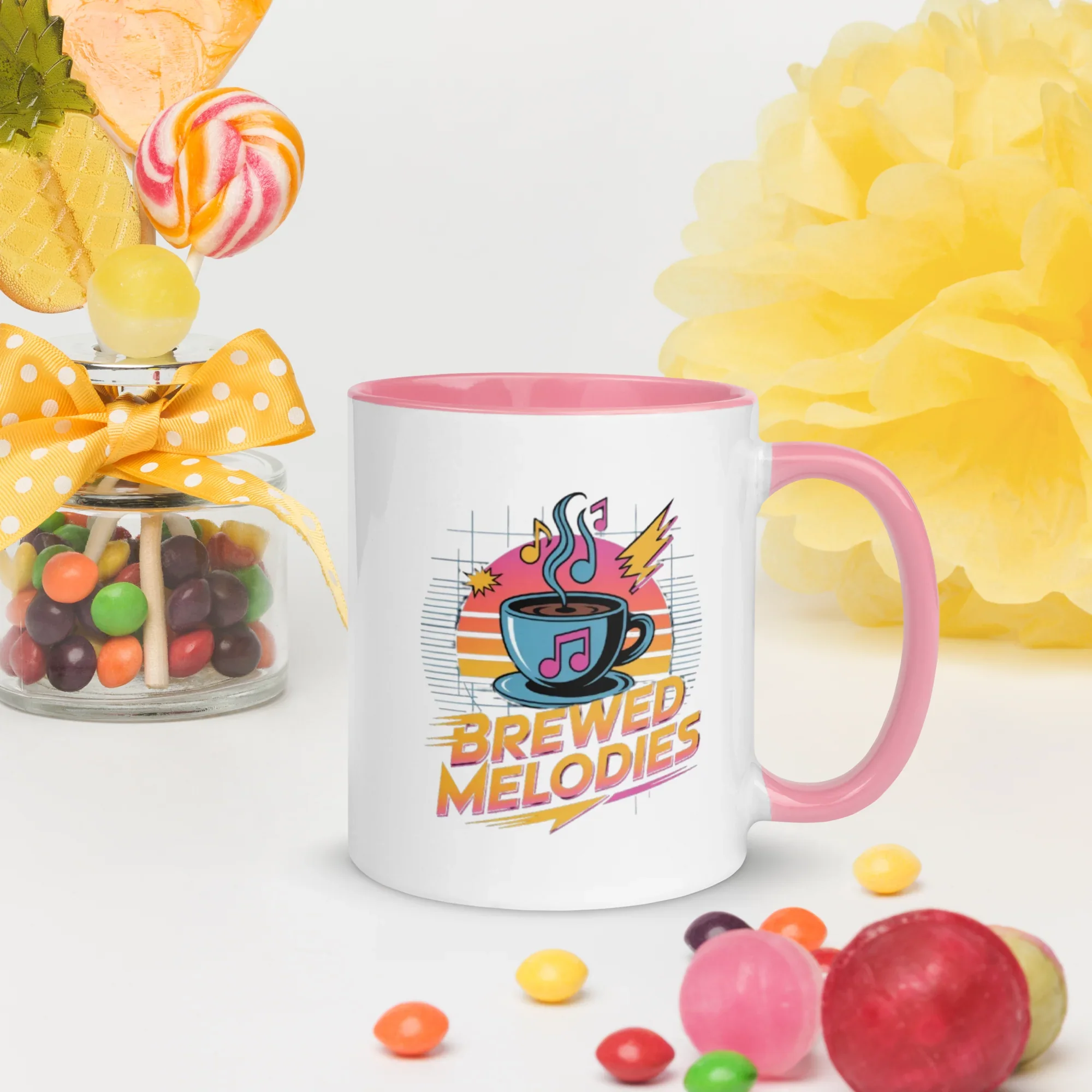 Brewed Melodies Mug – Retro Coffee Vibes for Music Lovers - RaZits