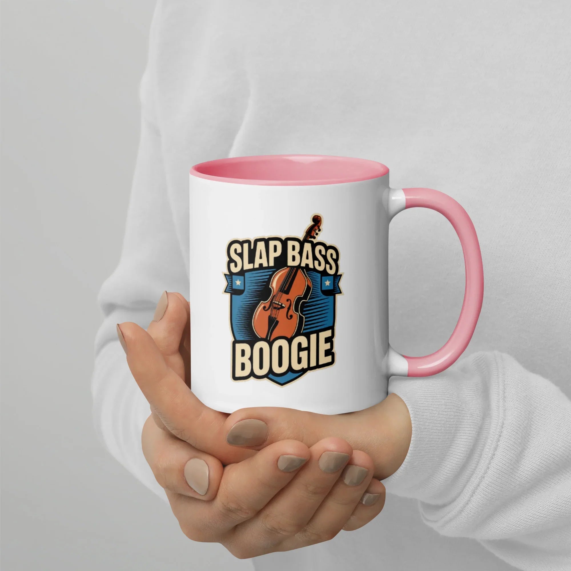 Slap Bass Boogie Retro Bass Ceramic Mug - RaZits