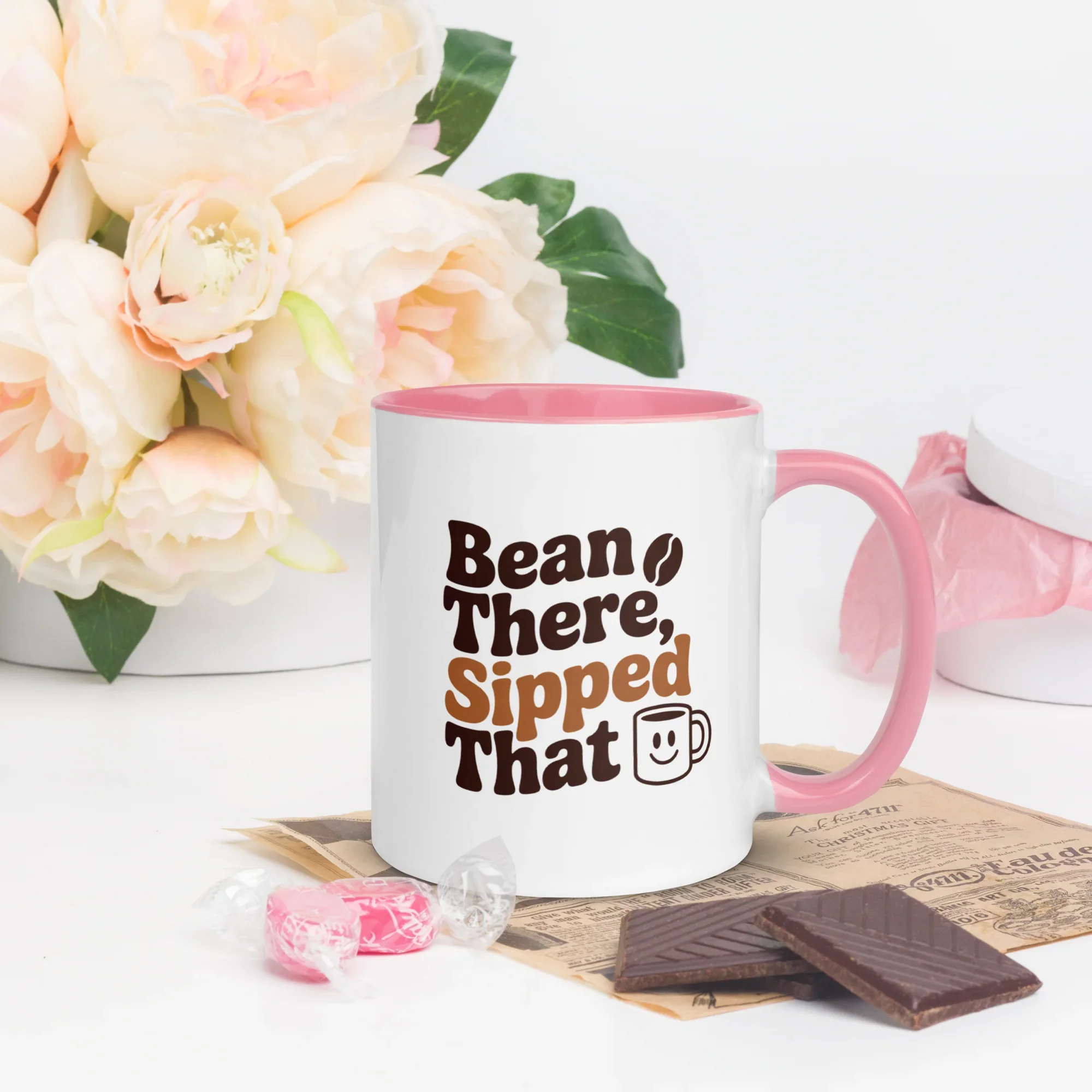 Bean There, Sipped That Ceramic Coffee Mug - RaZits