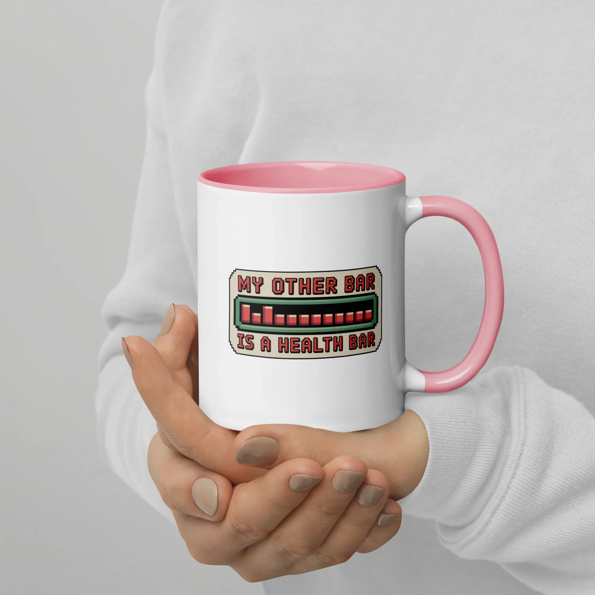 Retro Gaming Bartop Mug – Pixel Nostalgia Design for True Arcade Fans - RaZits
