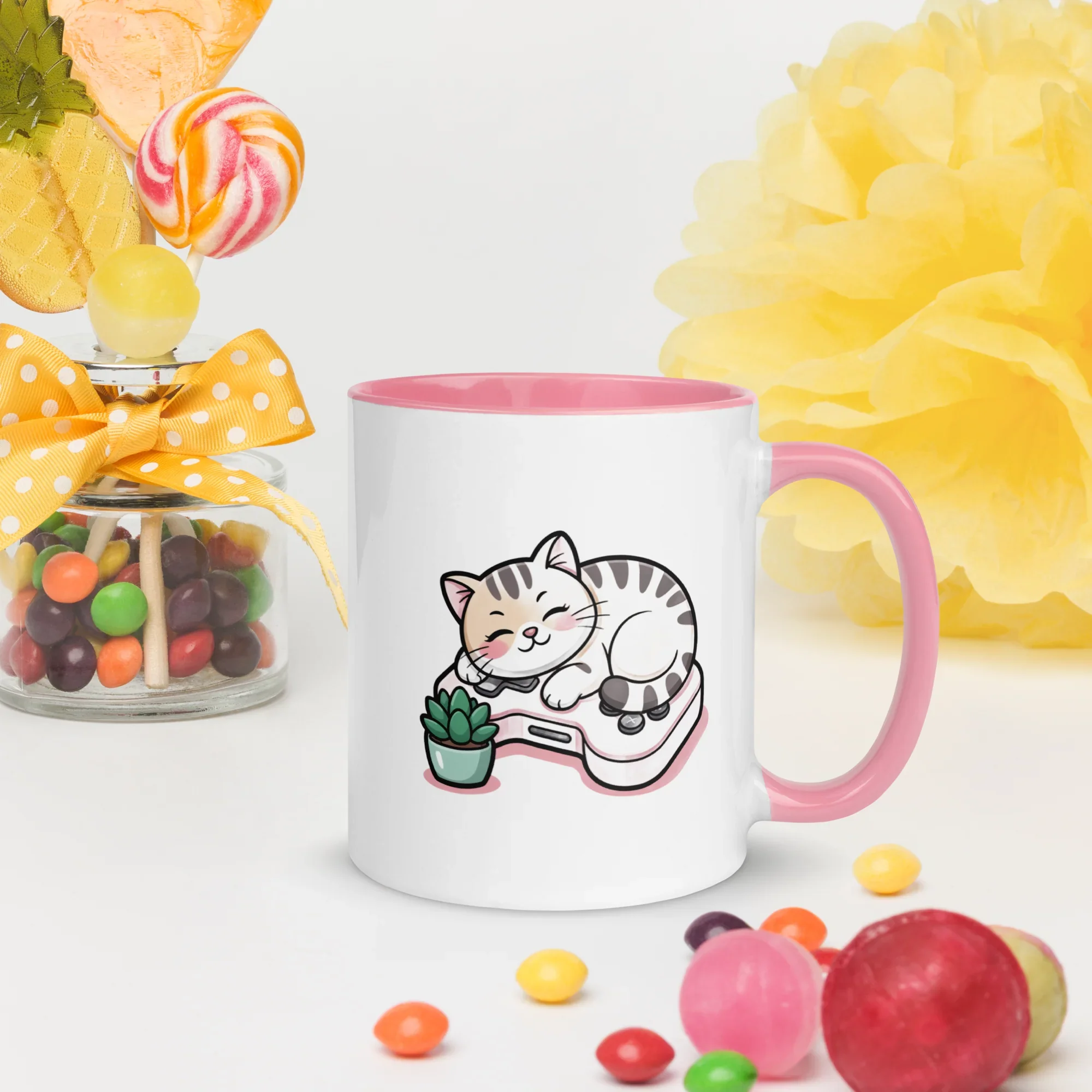 Gamer Cat Mug – Cozy Kawaii Vibes for Chill Players - RaZits