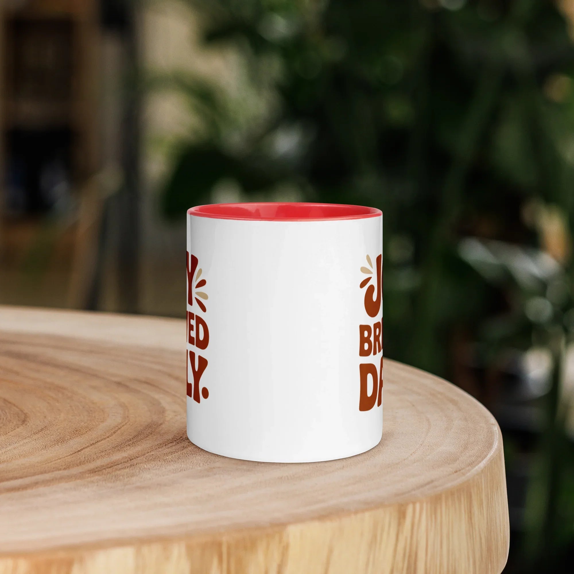 Joy Brewed Daily Ceramic Coffee Mug - RaZits