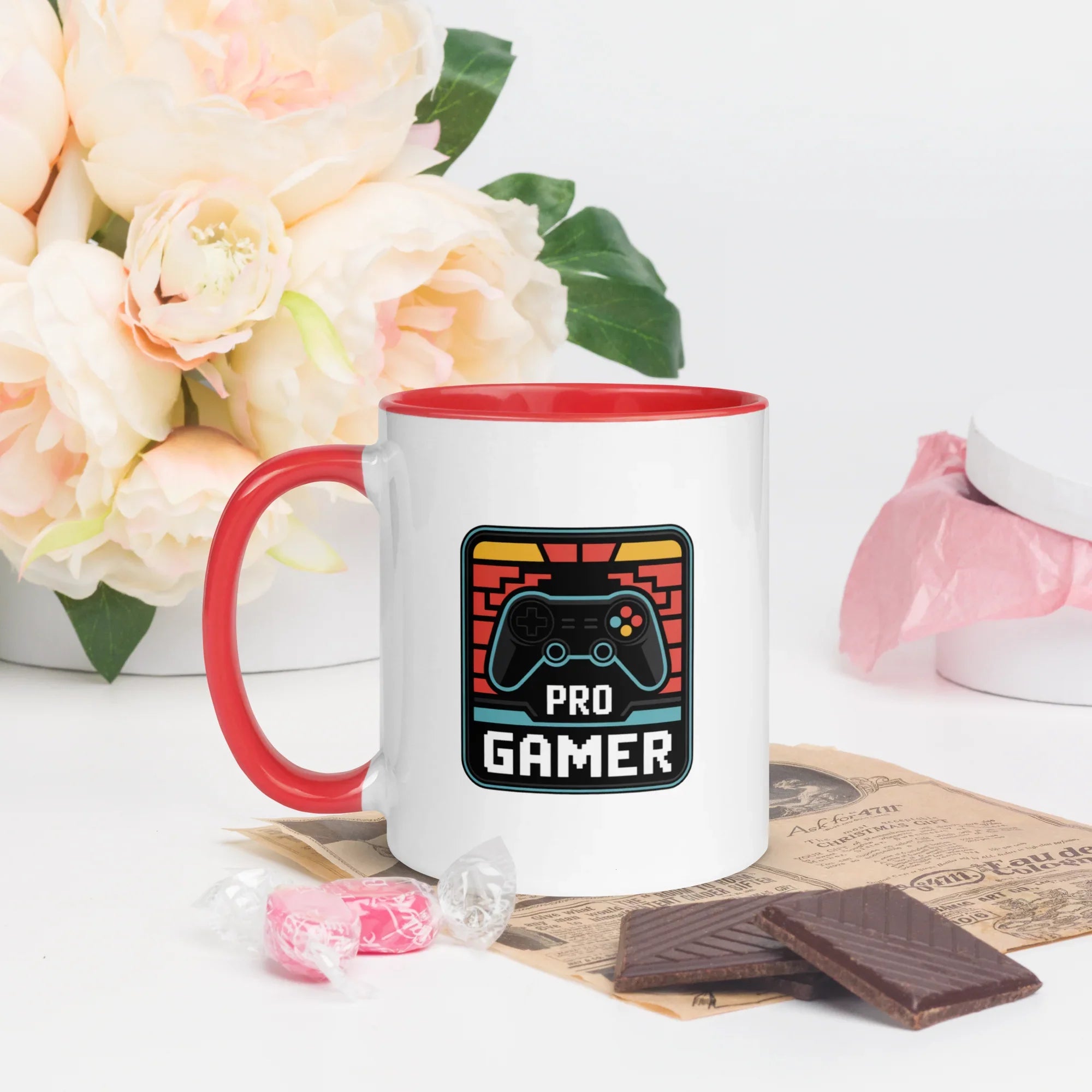 Pro Gamer Mug – Retro Pixel Controller Design for Competitive Players - RaZits