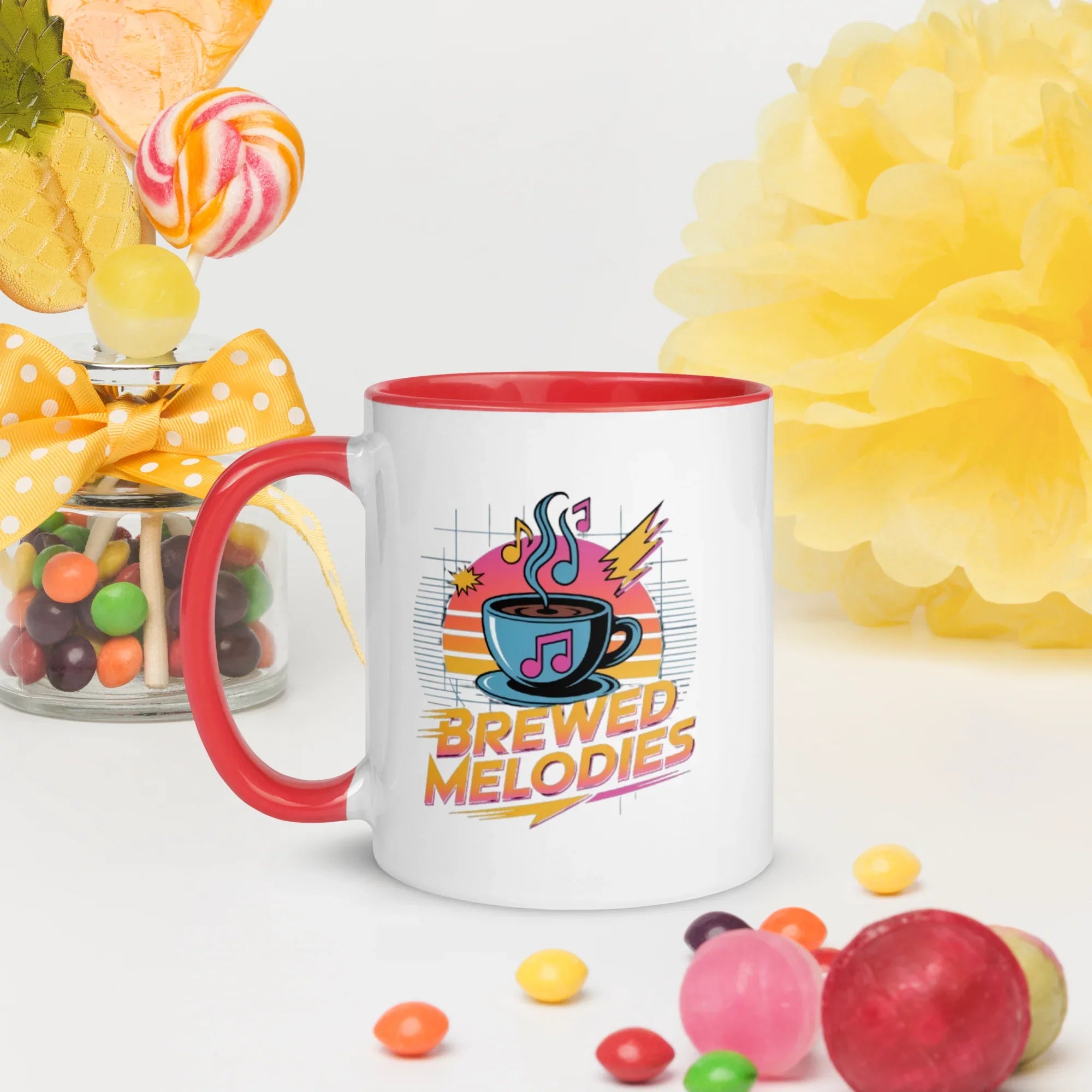 Brewed Melodies Mug – Retro Coffee Vibes for Music Lovers - RaZits
