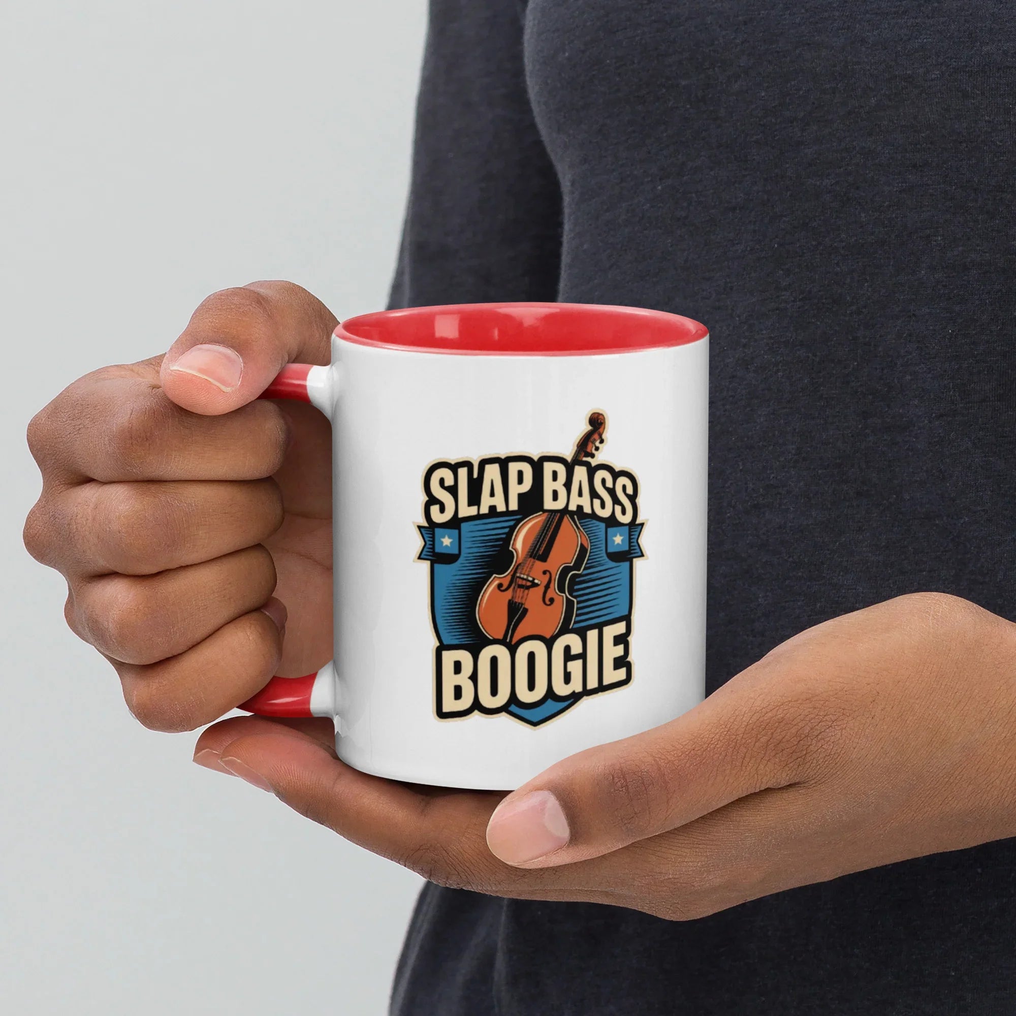 Slap Bass Boogie Retro Bass Ceramic Mug - RaZits