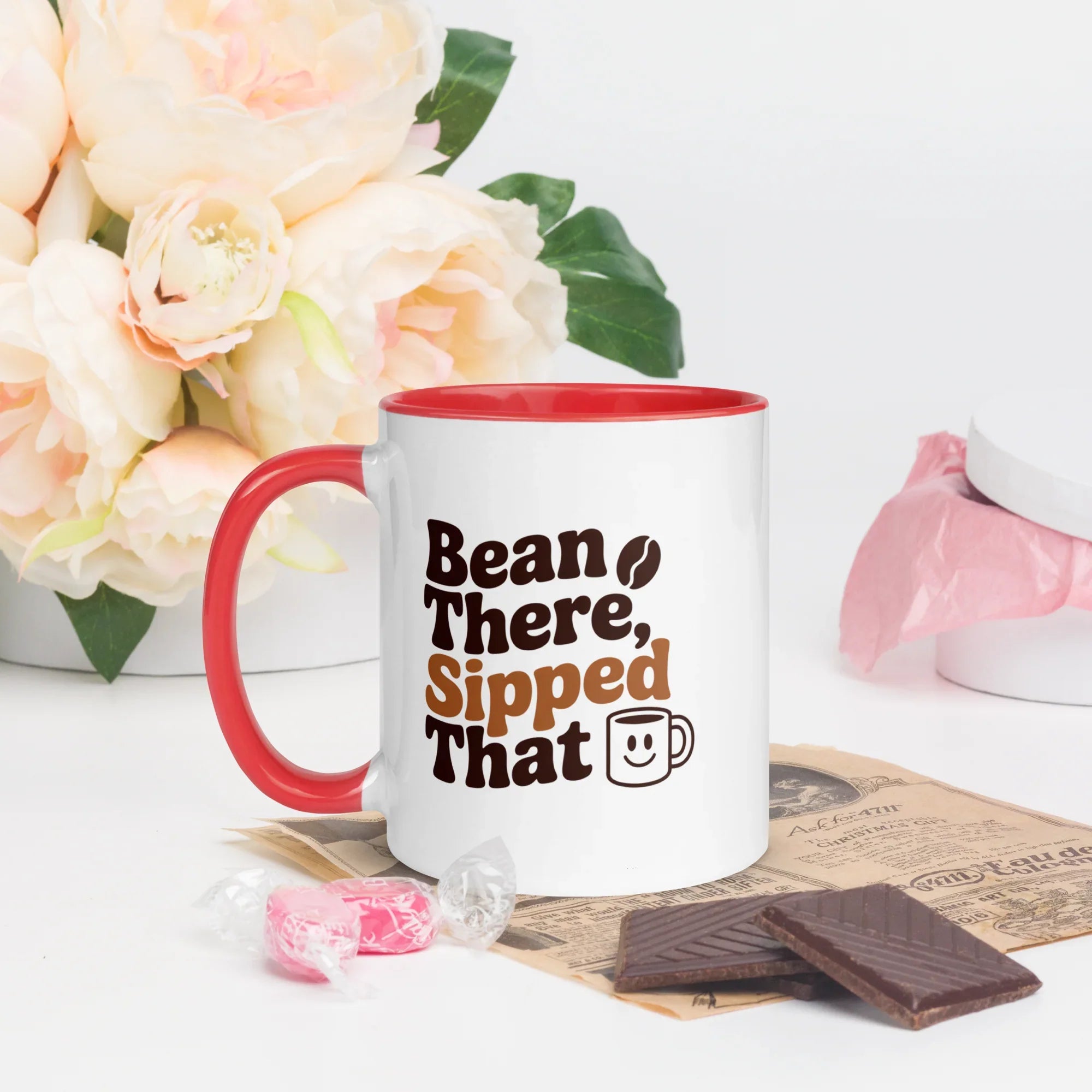 Bean There, Sipped That Ceramic Coffee Mug - RaZits