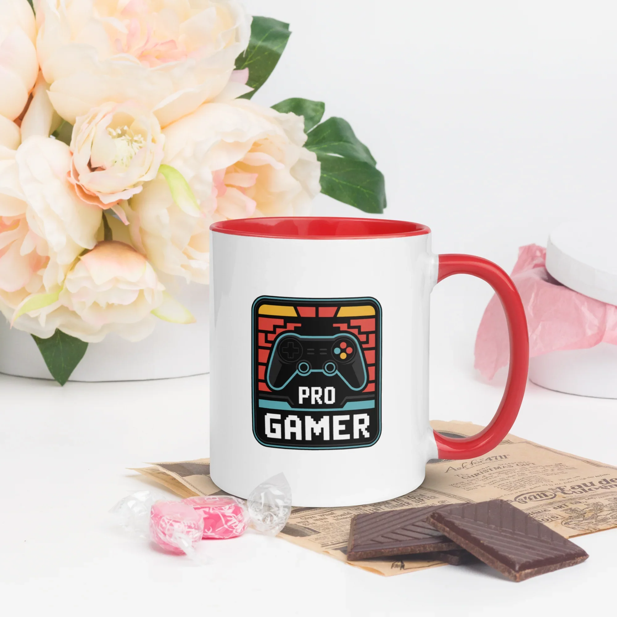 Pro Gamer Mug – Retro Pixel Controller Design for Competitive Players - RaZits