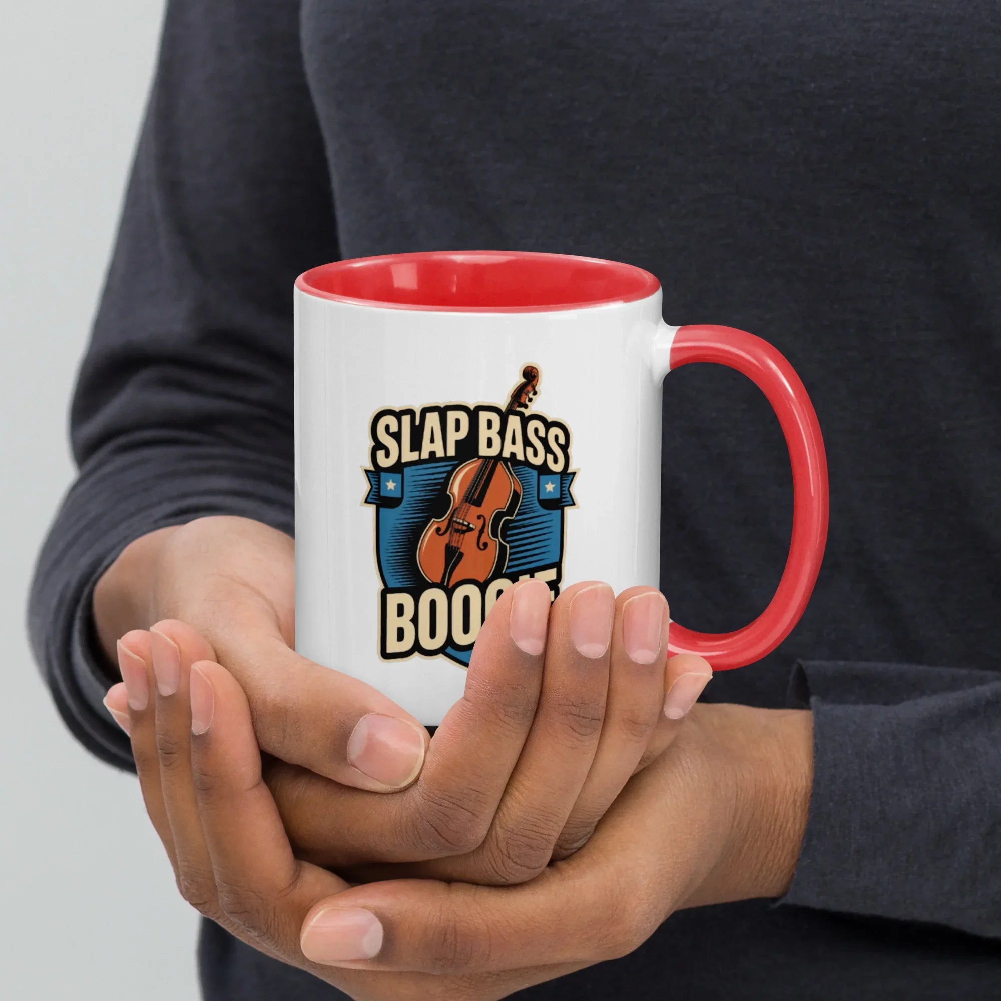 Slap Bass Boogie Retro Bass Ceramic Mug - RaZits
