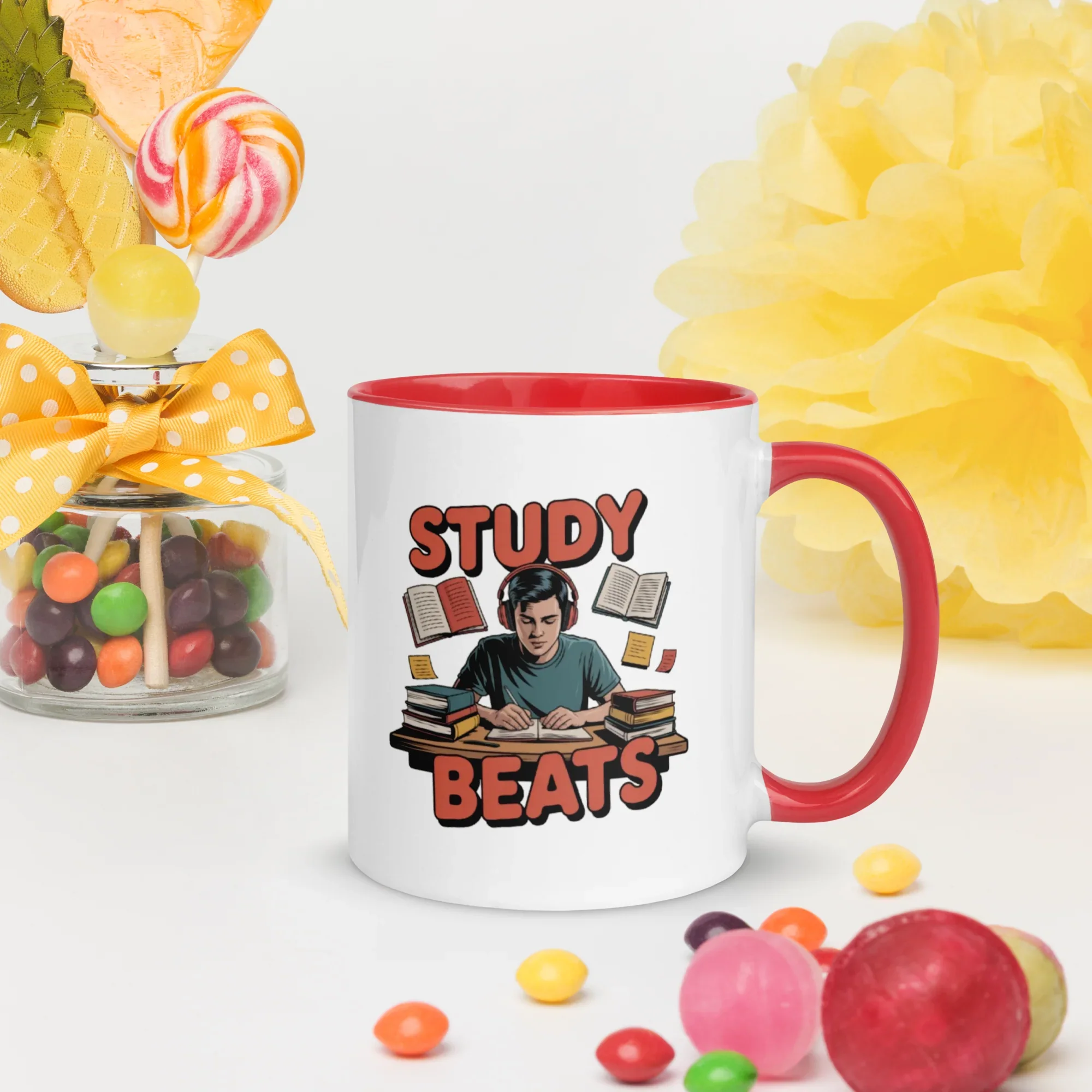 Study Beats Focus-Mode Ceramic Mug - RaZits
